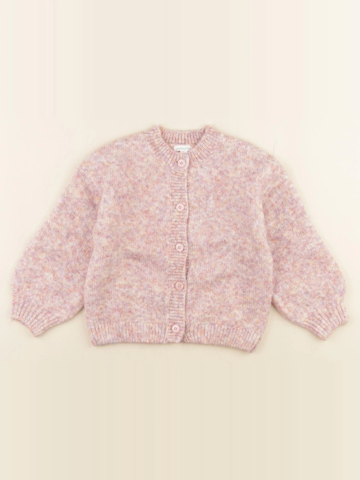 Vertbaudet - gilet rose - 5 ans
