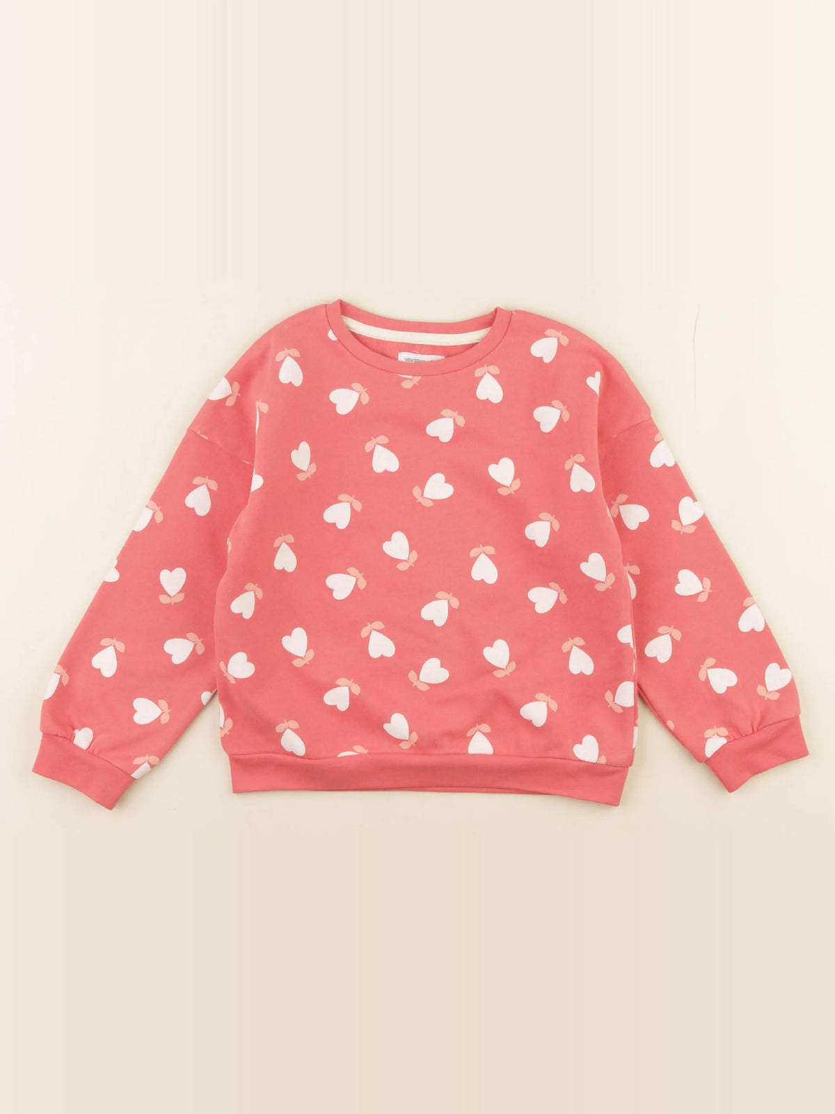 Vertbaudet - sweat coton rose - 5 ans