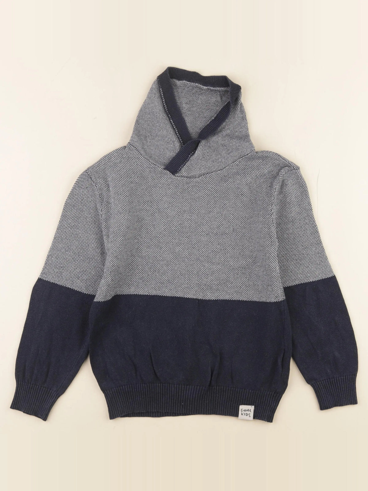 Vertbaudet - pull bleu - 8 ans