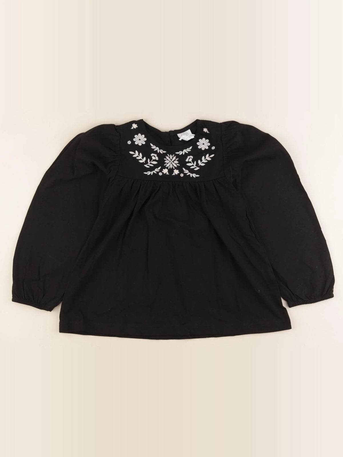 Zara - tee-shirt noir - 8/9 ans