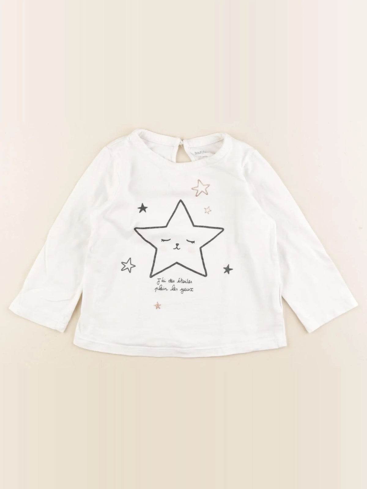 Boutchou - tee-shirt blanc - 24 mois