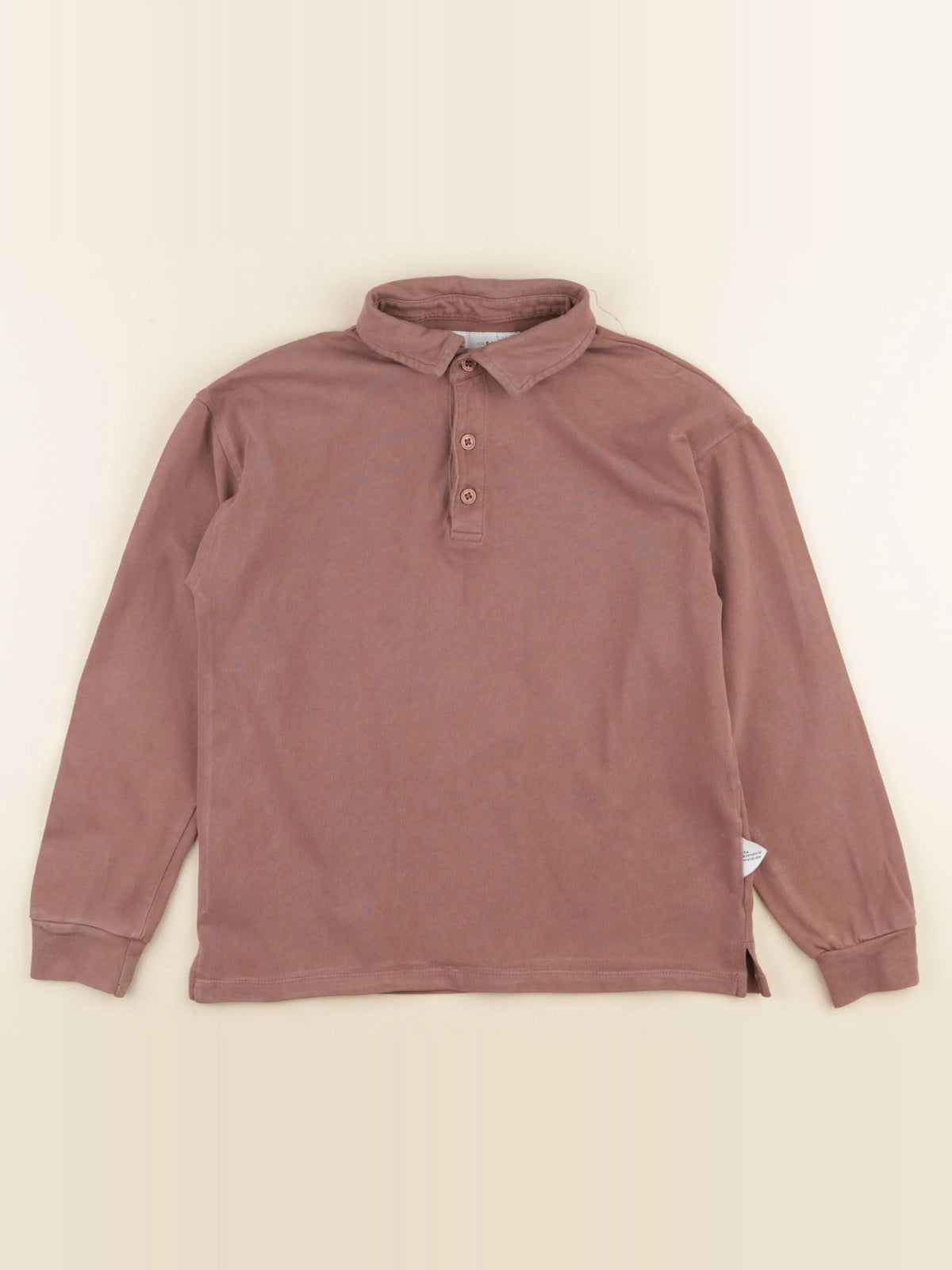 Zara - polo marron - 8/9 ans