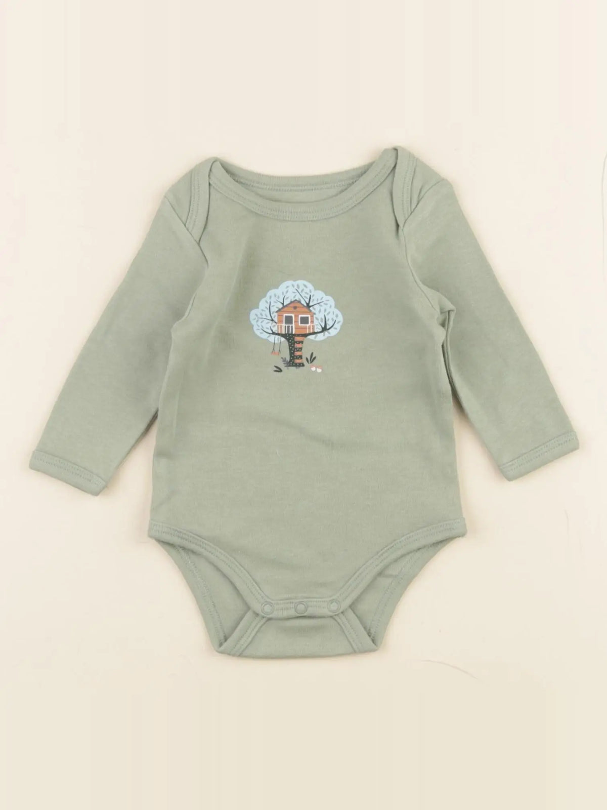 Vertbaudet - body vert - 3 mois