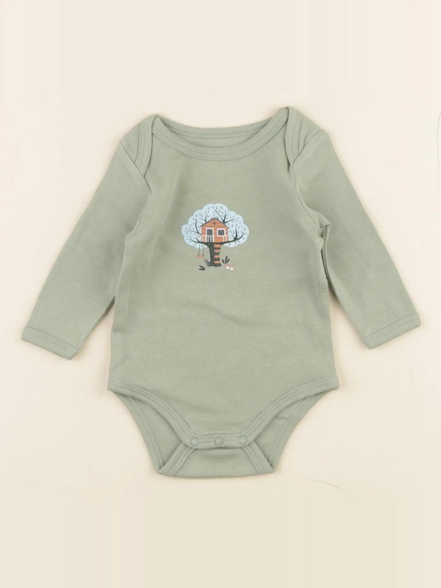 Vertbaudet - body vert - 3 mois