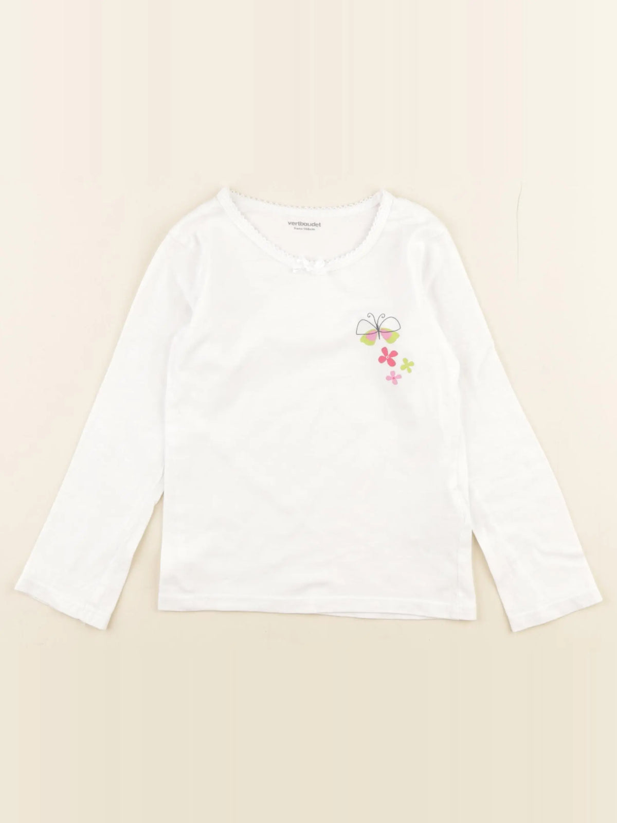 Vertbaudet - maillot de corps blanc - 5 ans