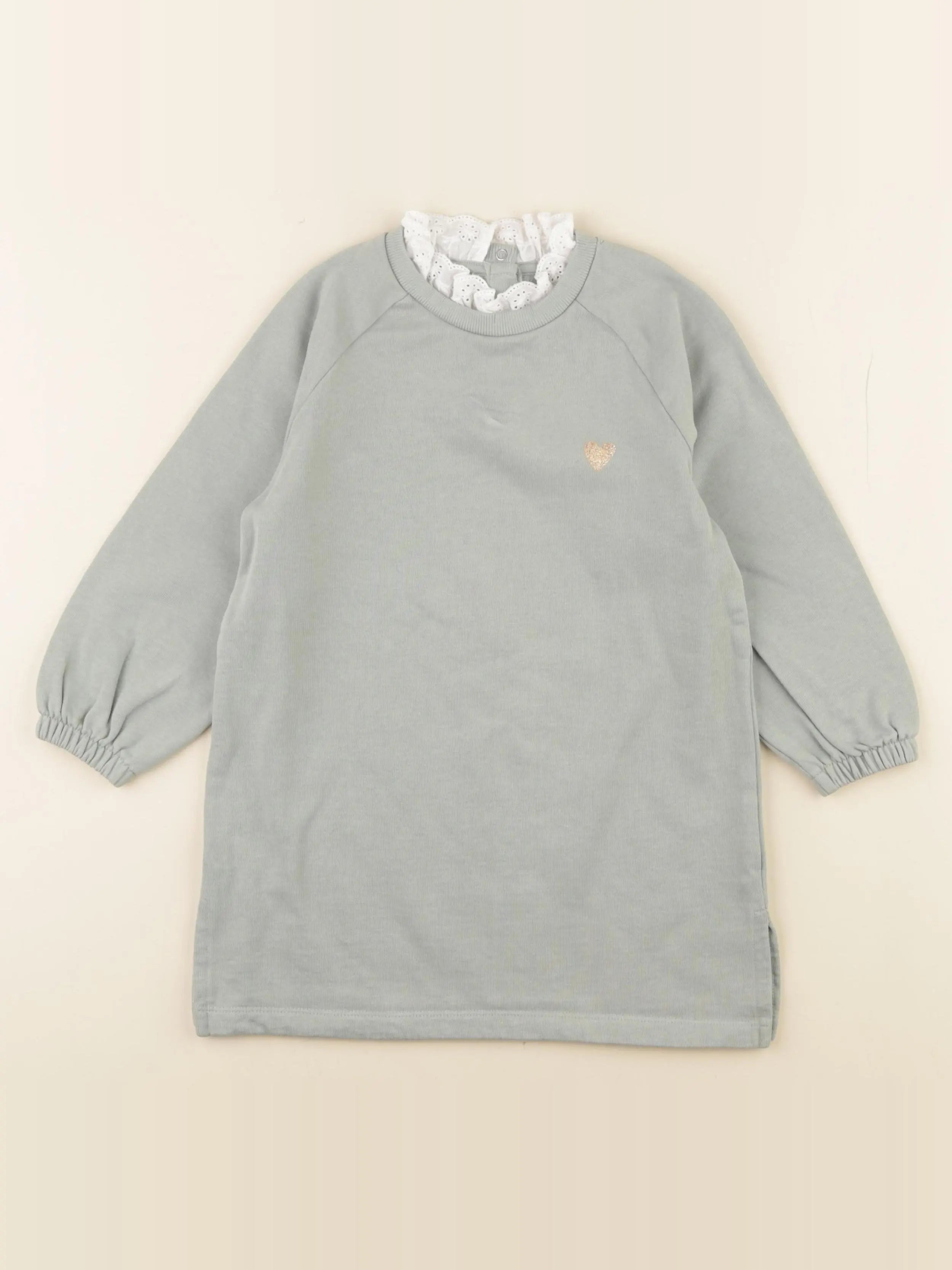 Vertbaudet - robe vert - 5 ans