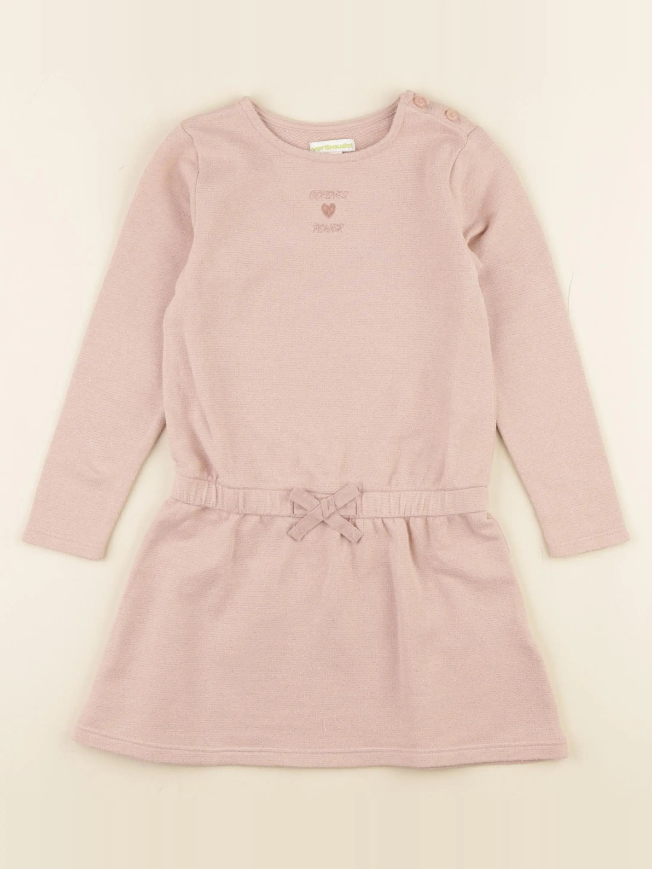 Vertbaudet - robe rose - 5 ans