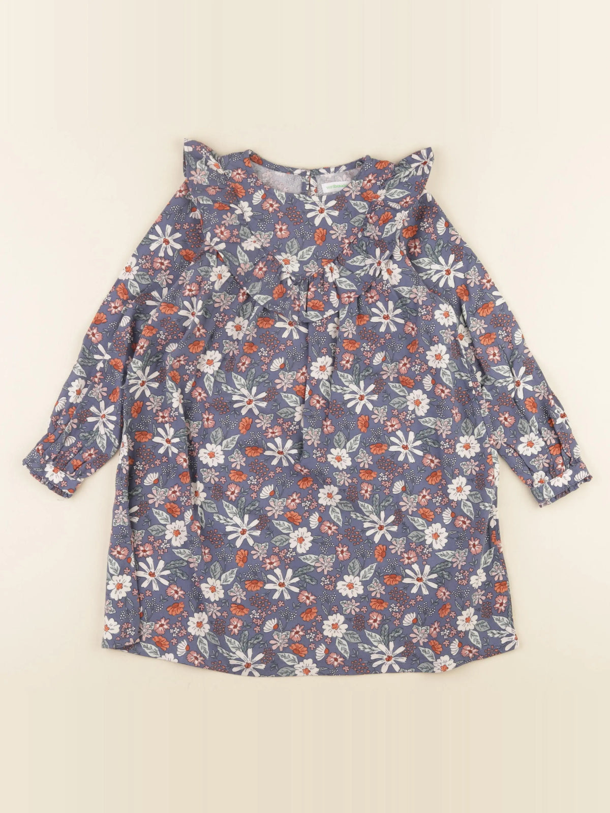 Vertbaudet - robe bleu - 5 ans