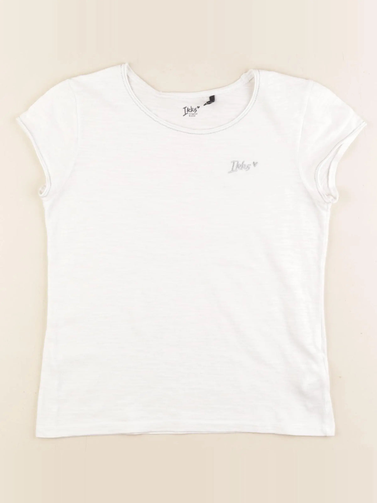 IKKS - tee-shirt blanc - 10 ans