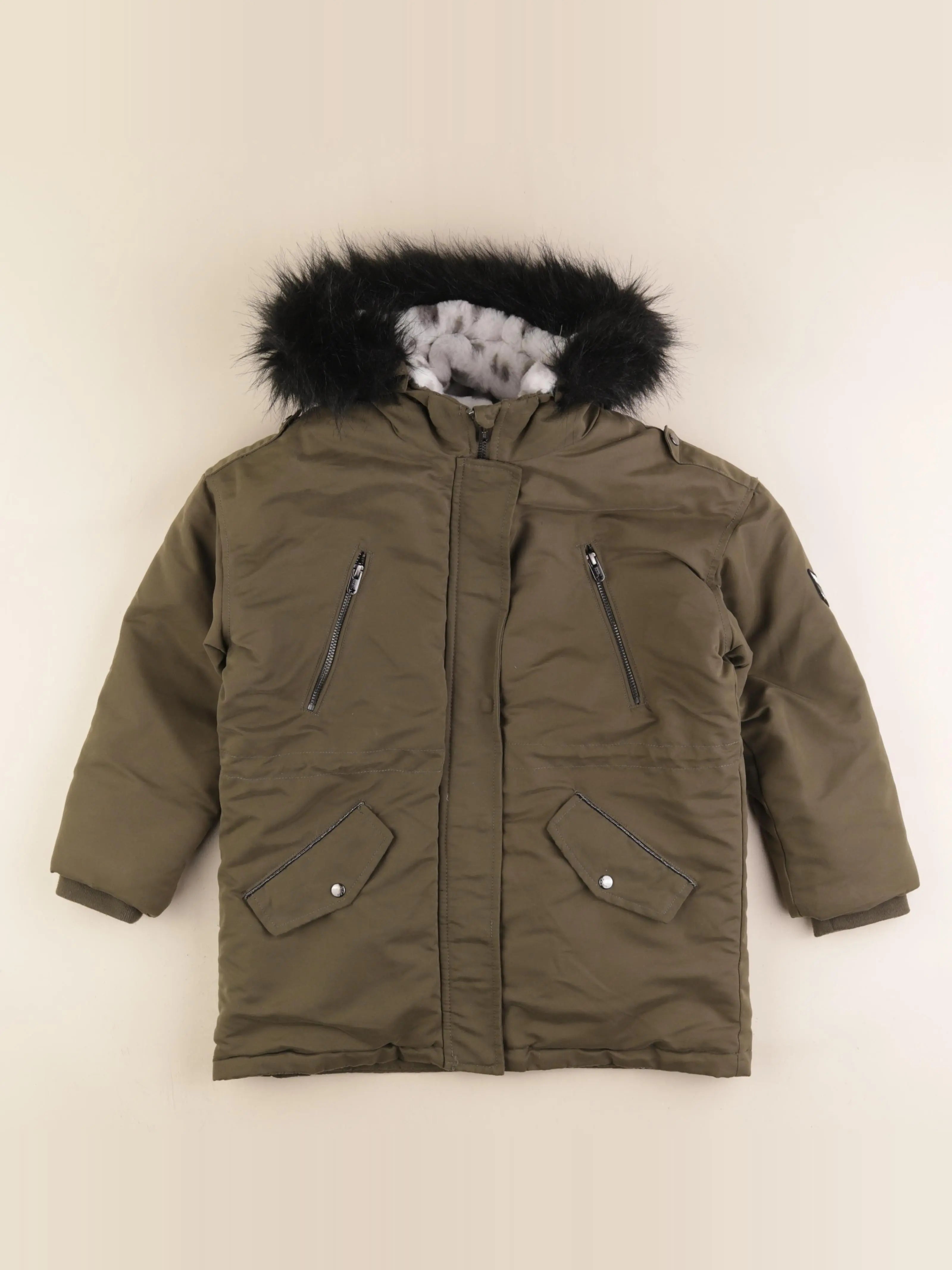 IKKS - manteau vert - 8 ans