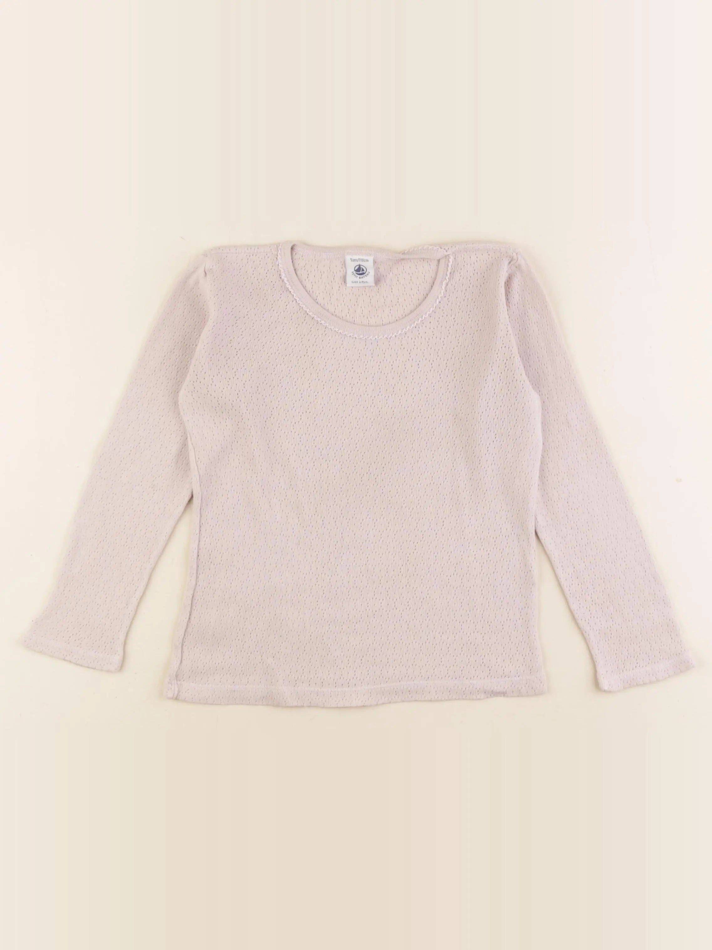 Petit Bateau - tee-shirt rose - 5 ans