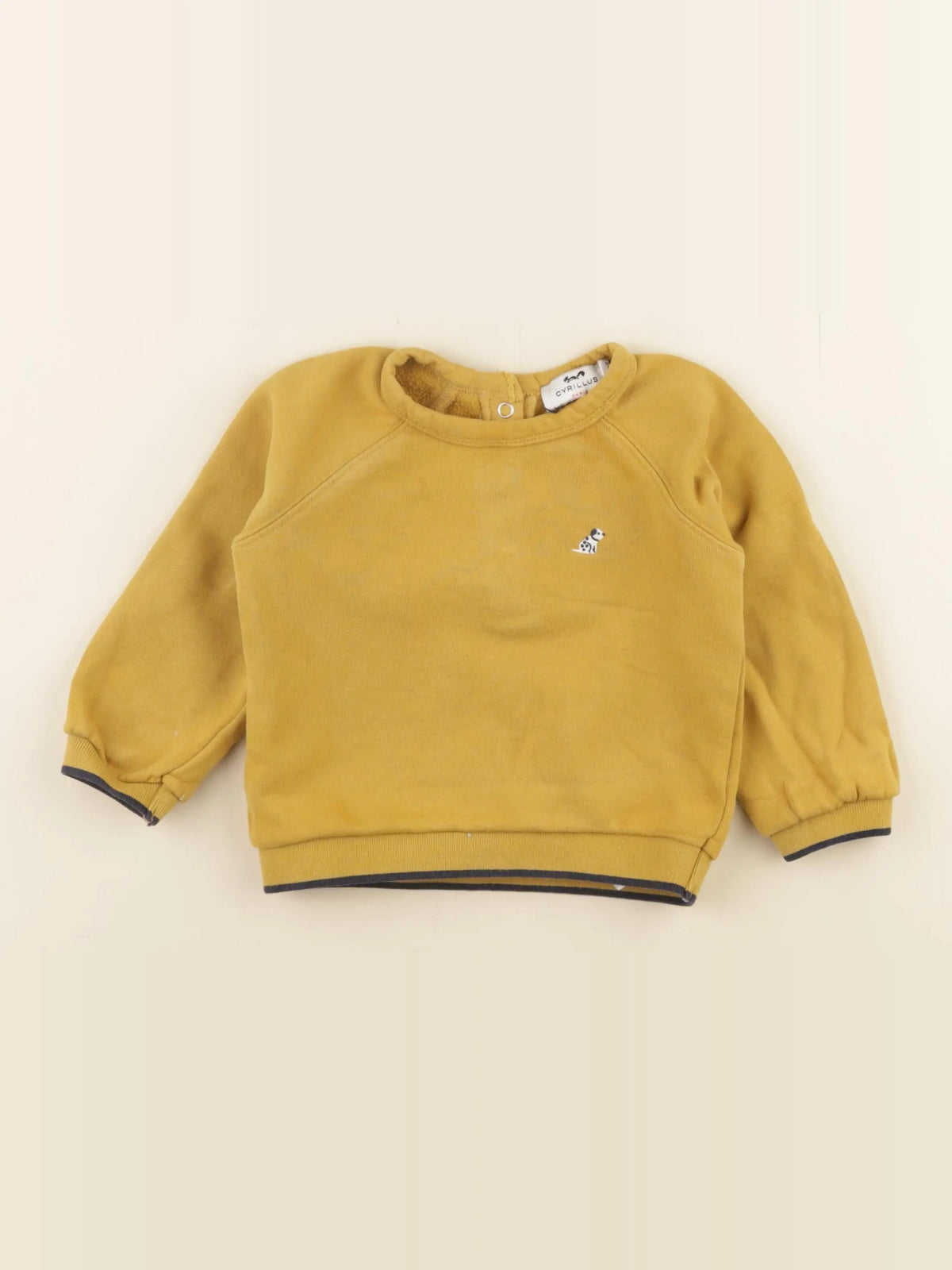 Cyrillus - sweat jaune - 24 mois