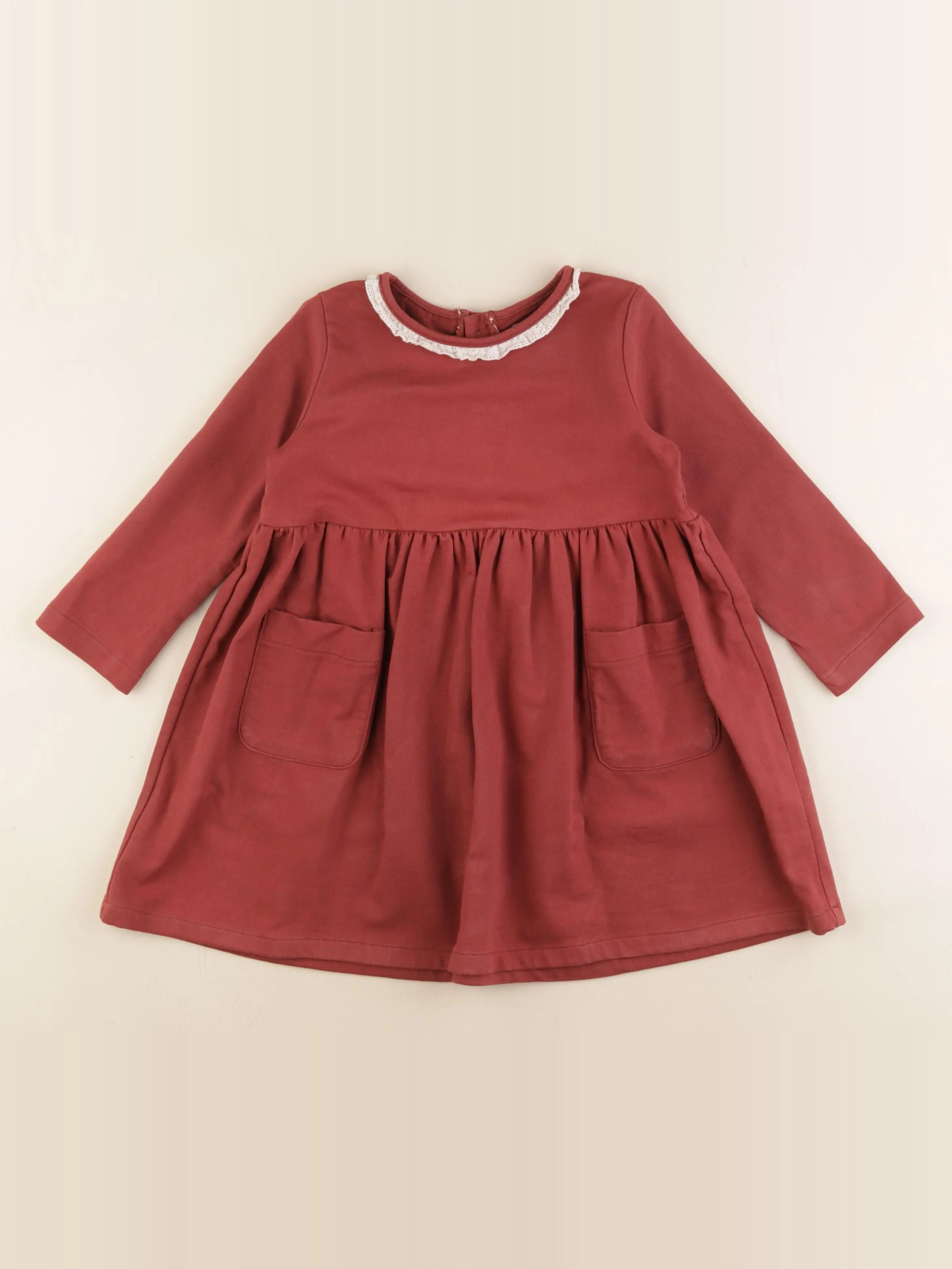 Frangin Frangine - robe rouge - 4 ans