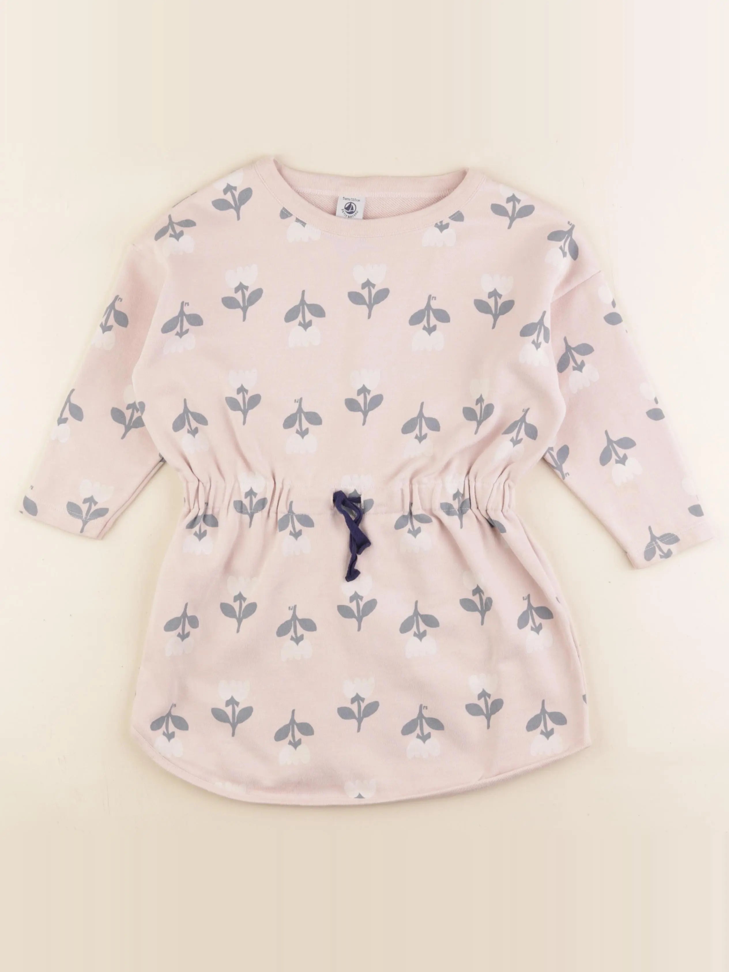 Petit Bateau - robe rose - 5 ans