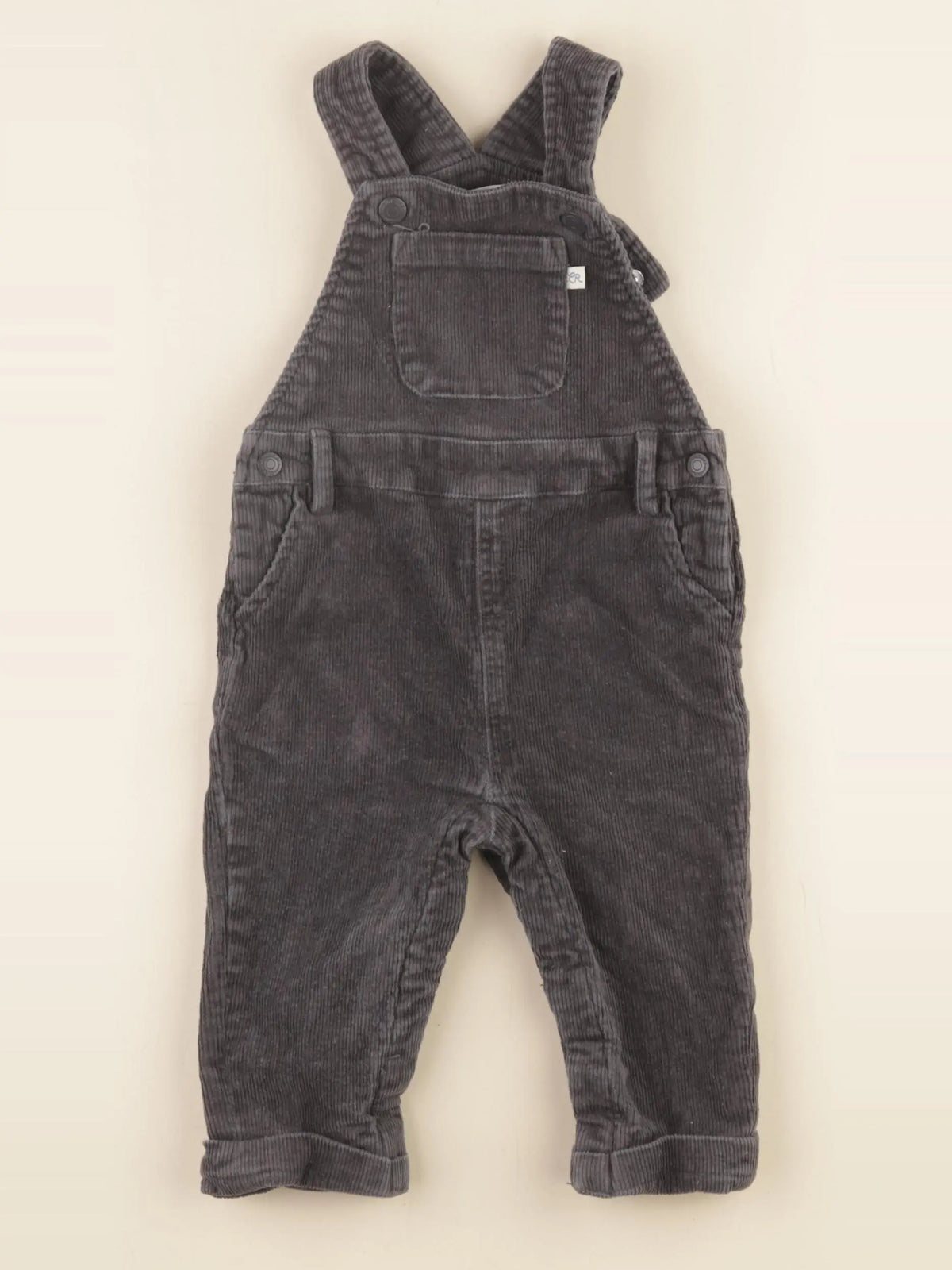 Cadet Rousselle - salopette gris - 12 mois