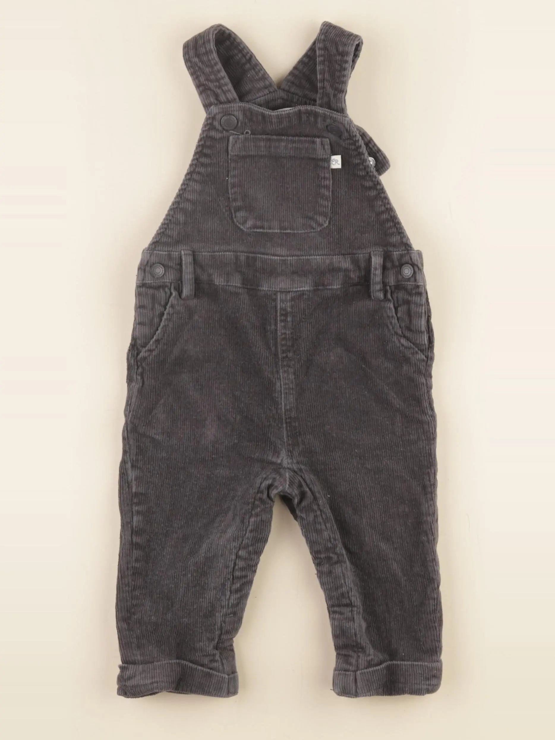 Cadet Rousselle - salopette gris - 12 mois