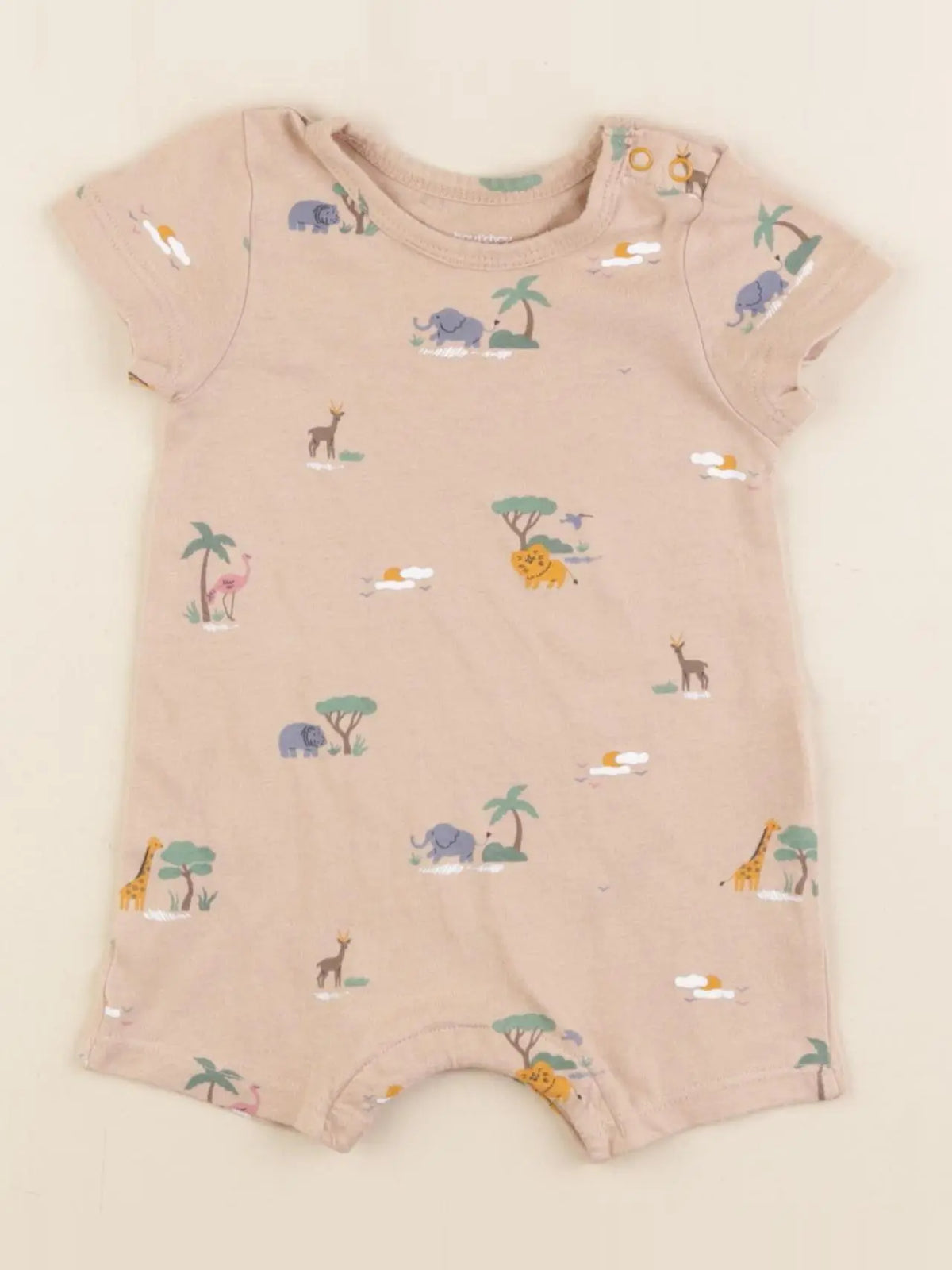 Boutchou - combinaison marron - 1 mois