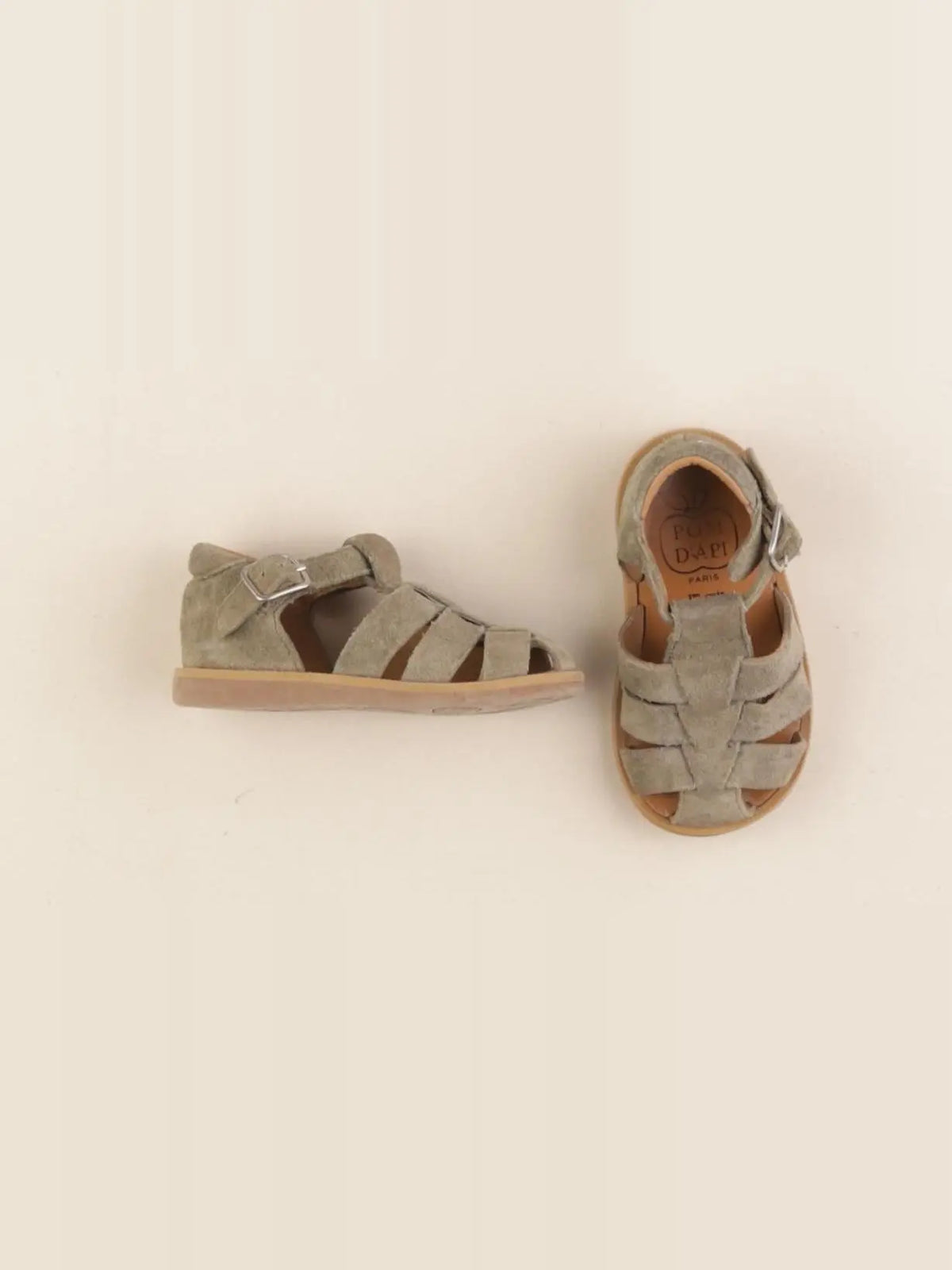 Pom d'Api - sandales vert - pointure 20