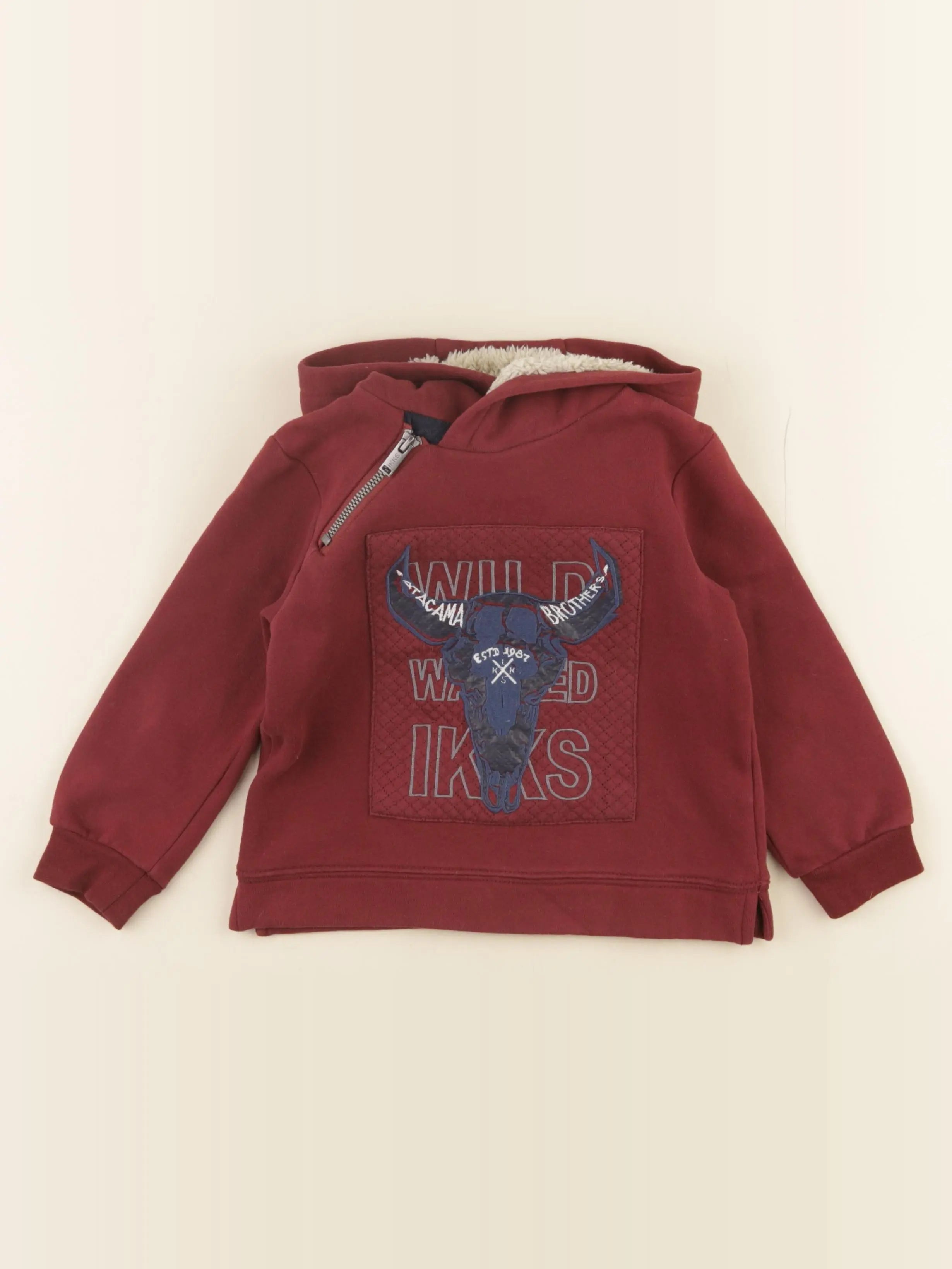 IKKS - sweat rouge - 3 ans