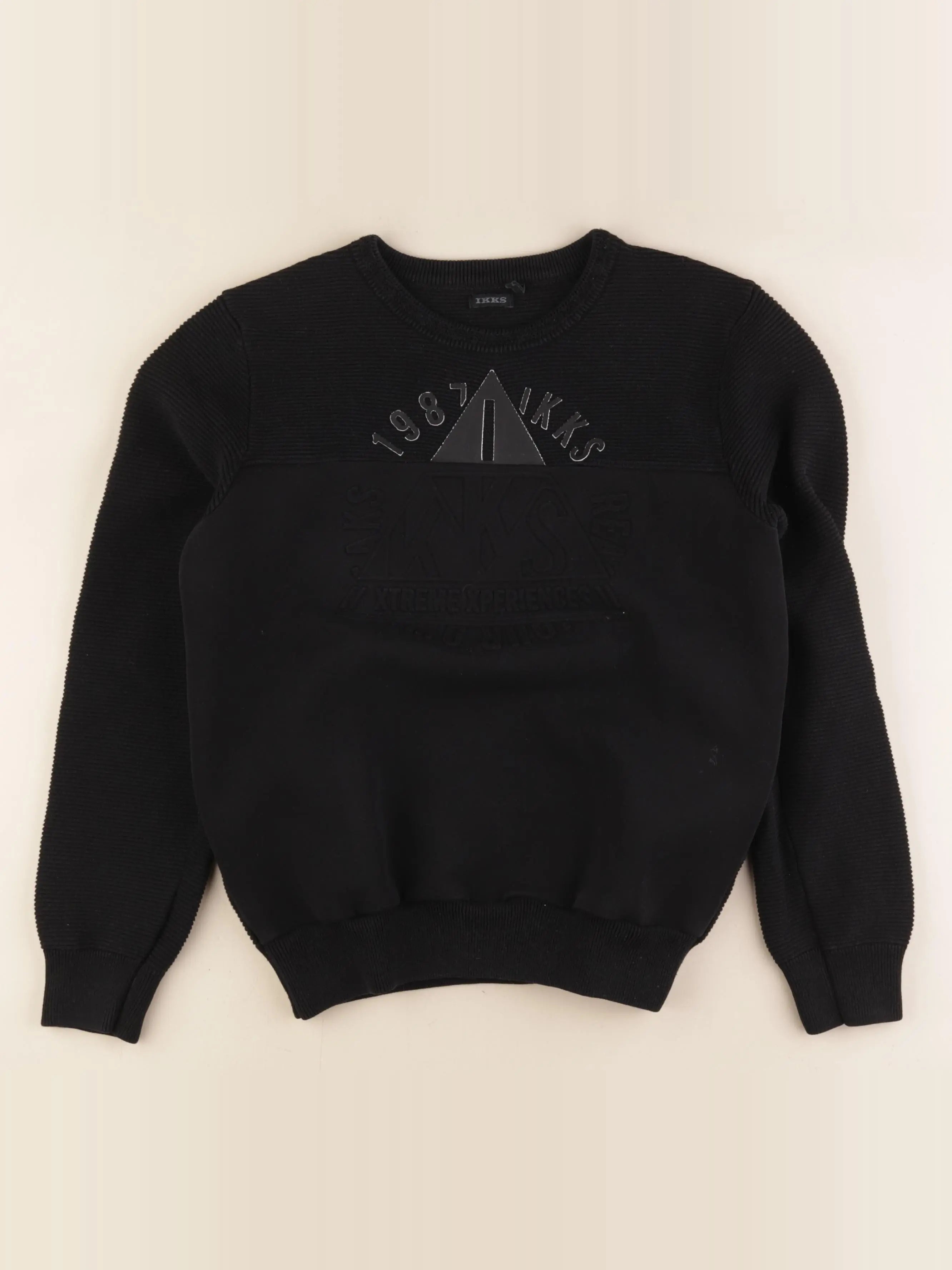 IKKS - pull noir - 12 ans
