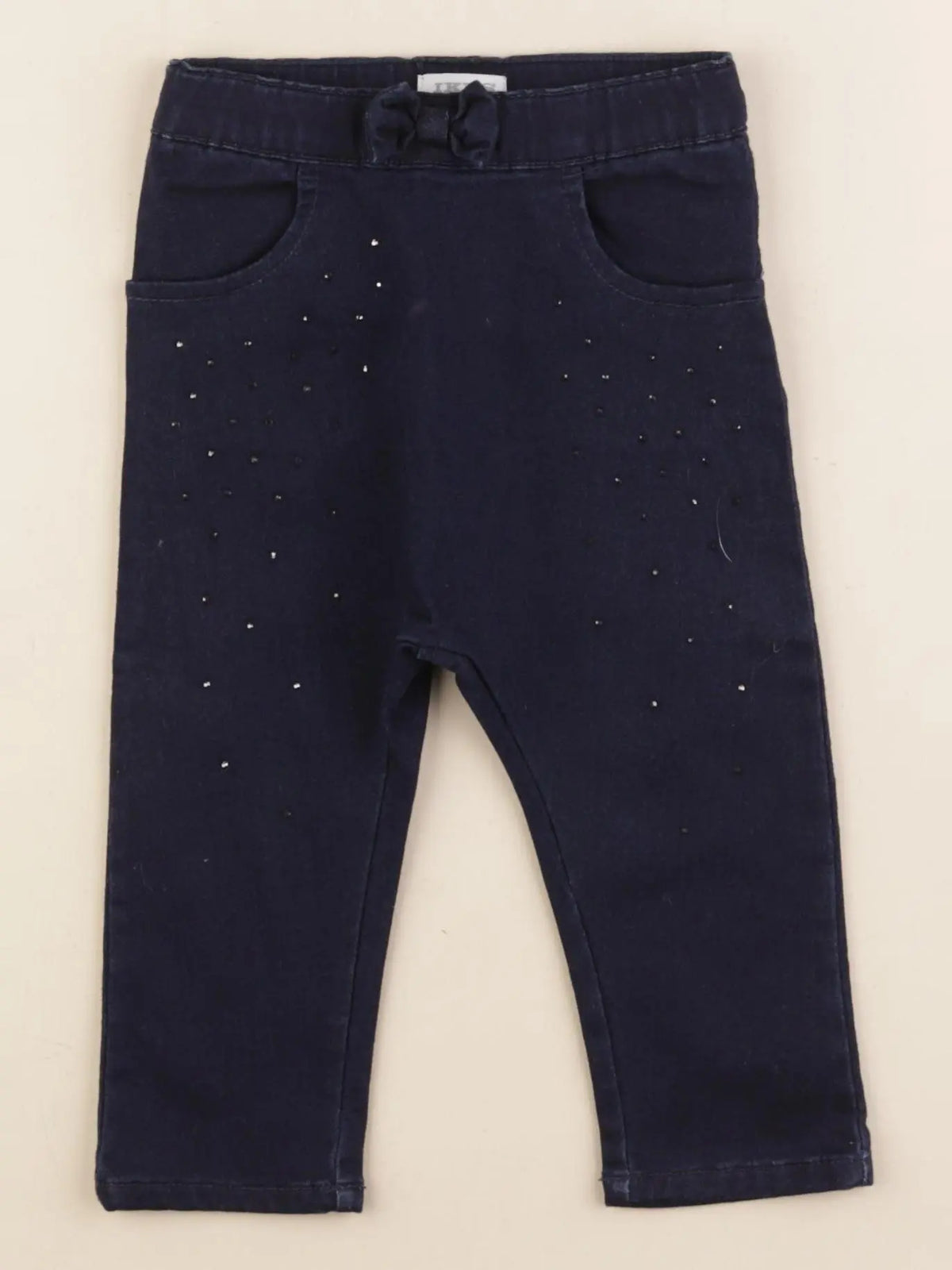 IKKS - pantalon bleu - 12 mois