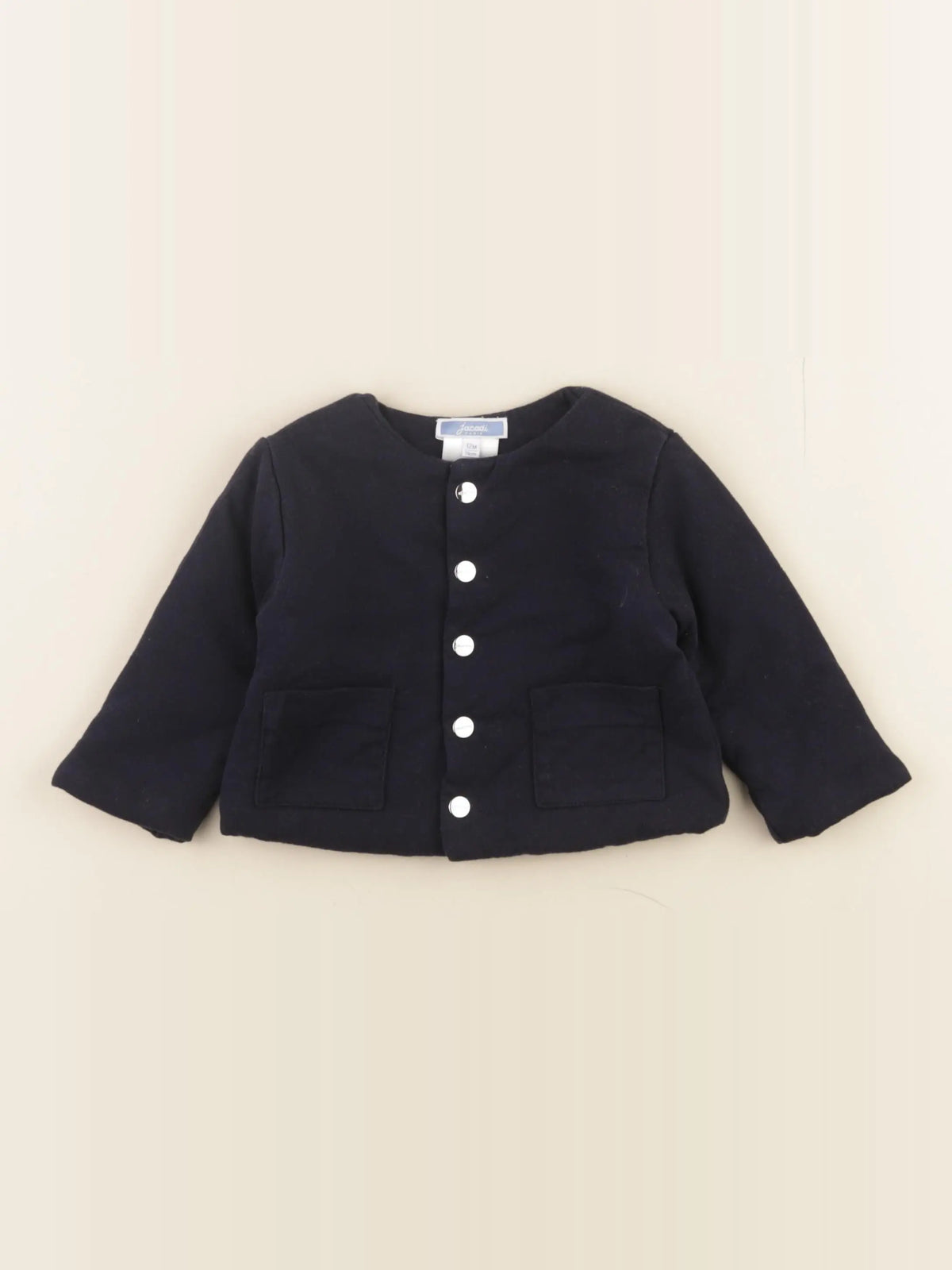 Jacadi - sweat bleu - 12 mois