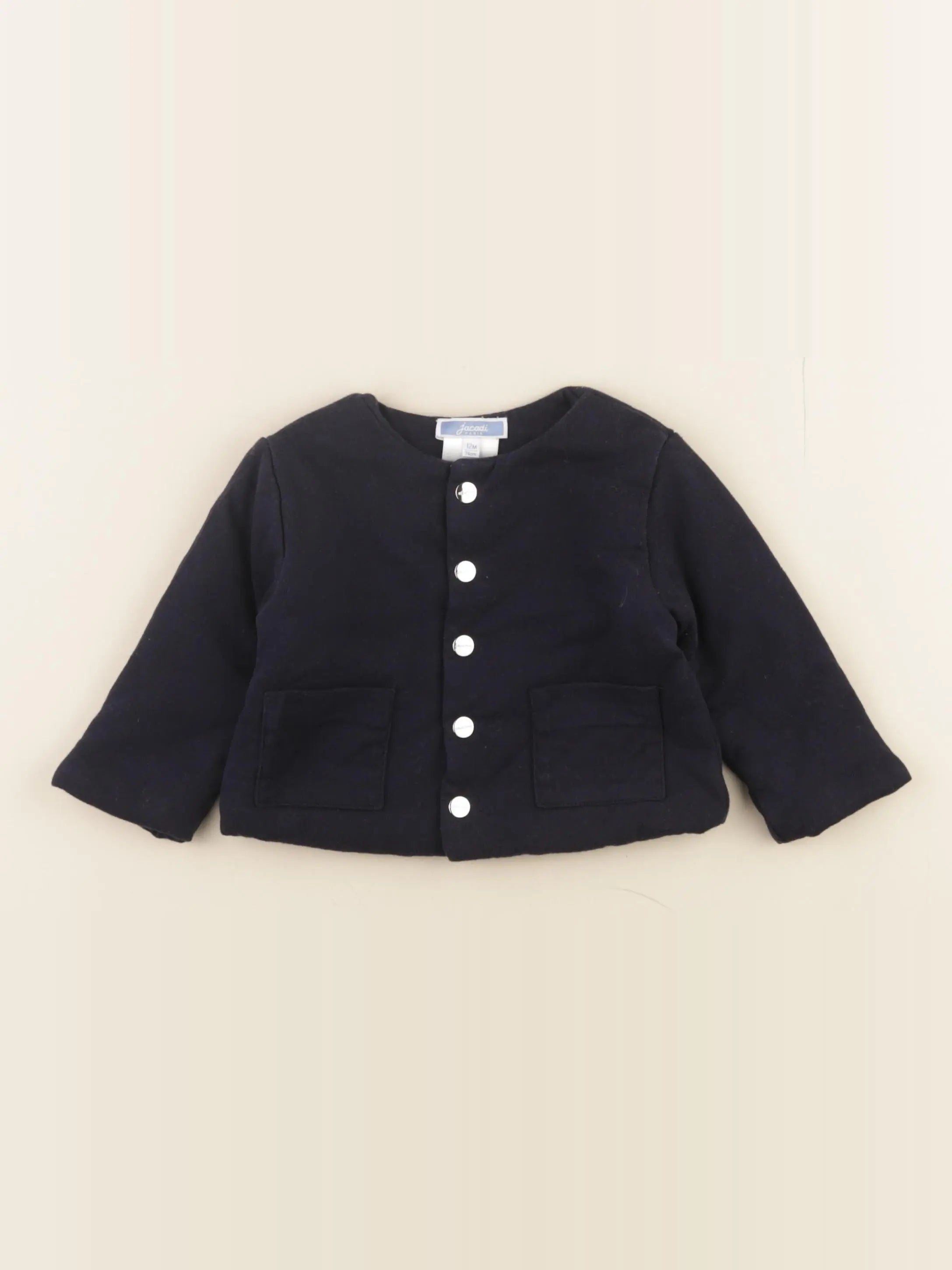 Jacadi - sweat bleu - 12 mois