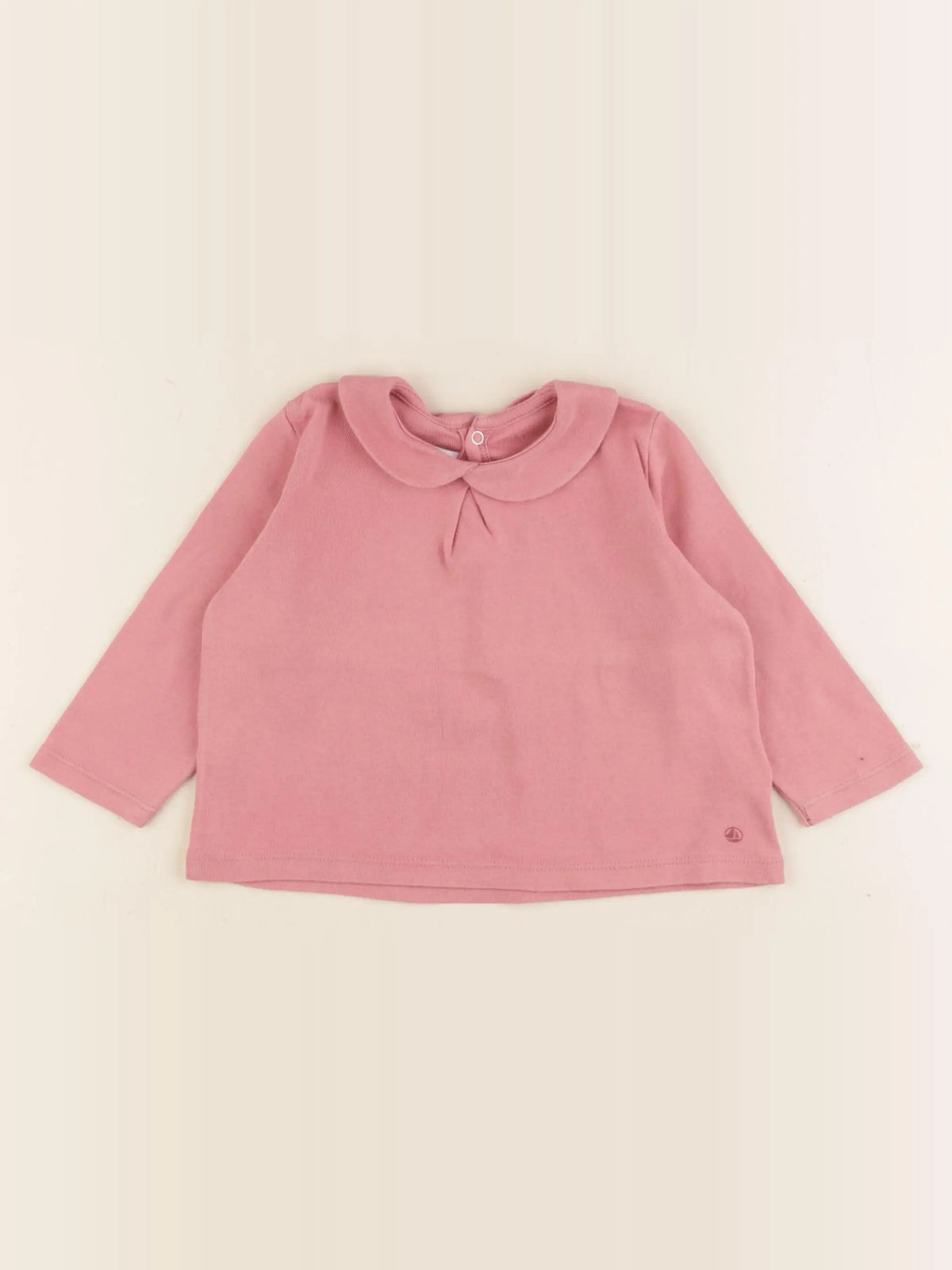 Petit Bateau - tee-shirt rose - 12 mois