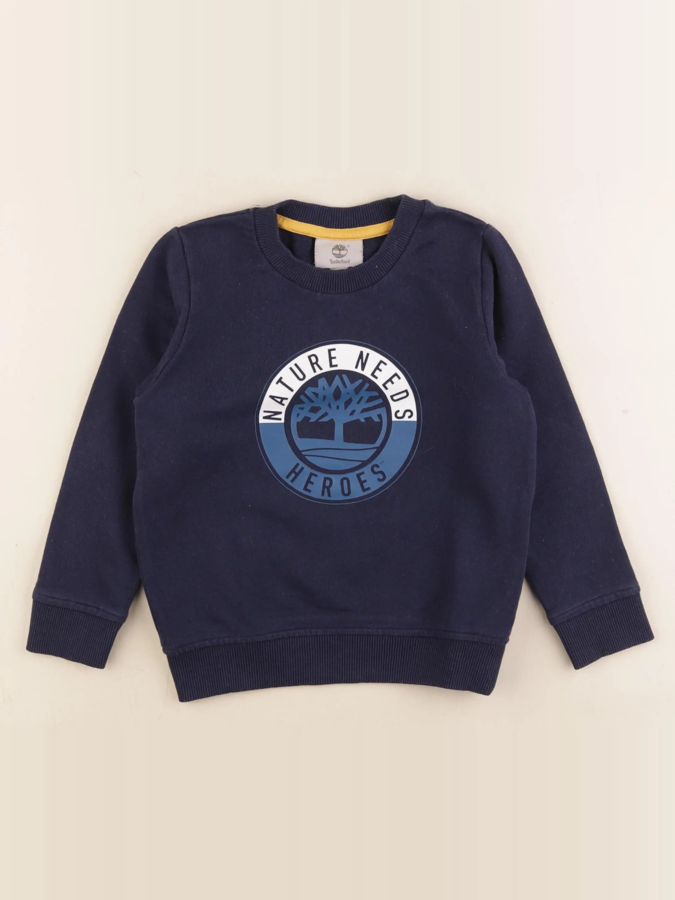Timberland - sweat bleu - 4 ans