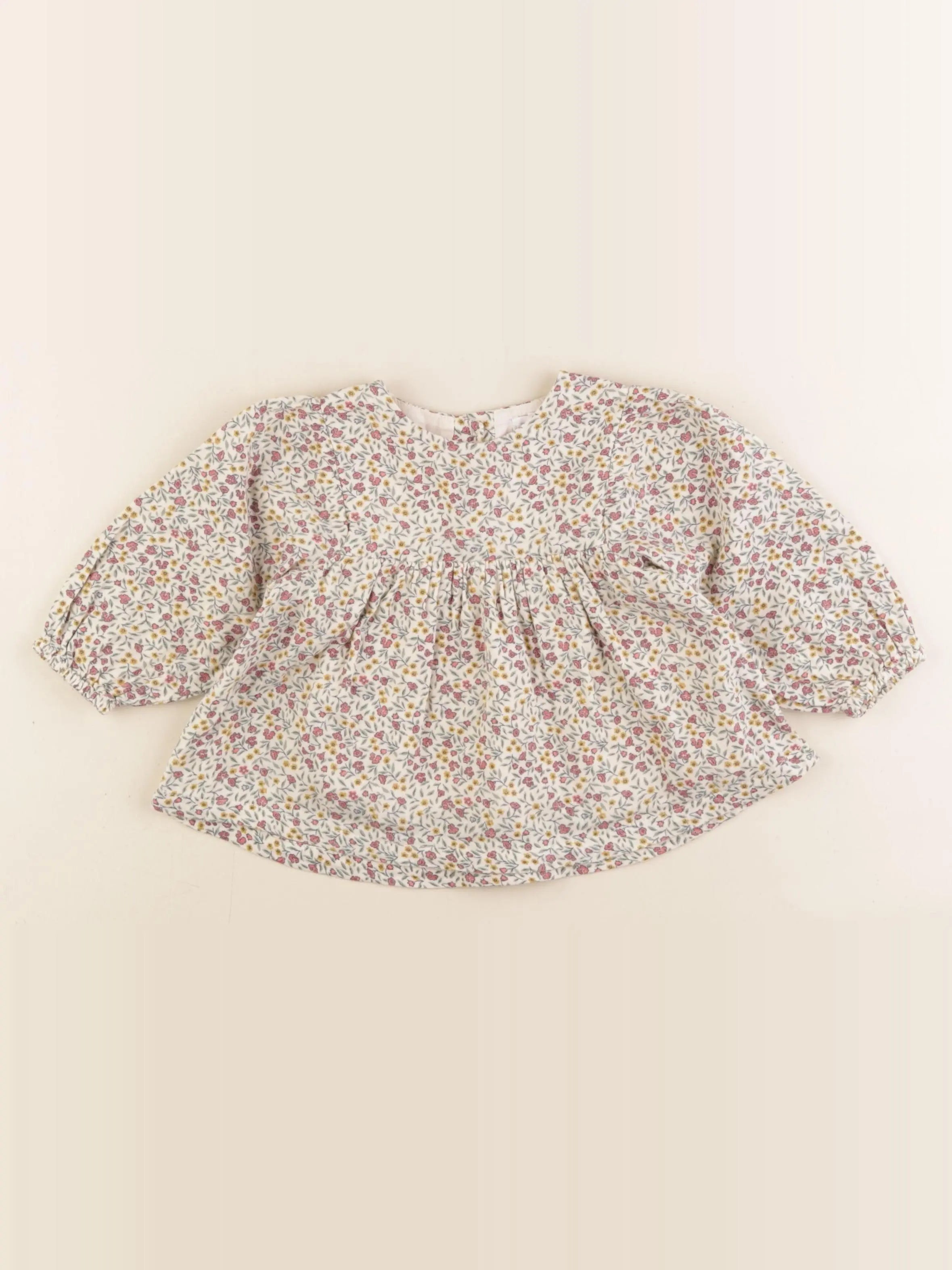 Vertbaudet - blouse beige - 12 mois