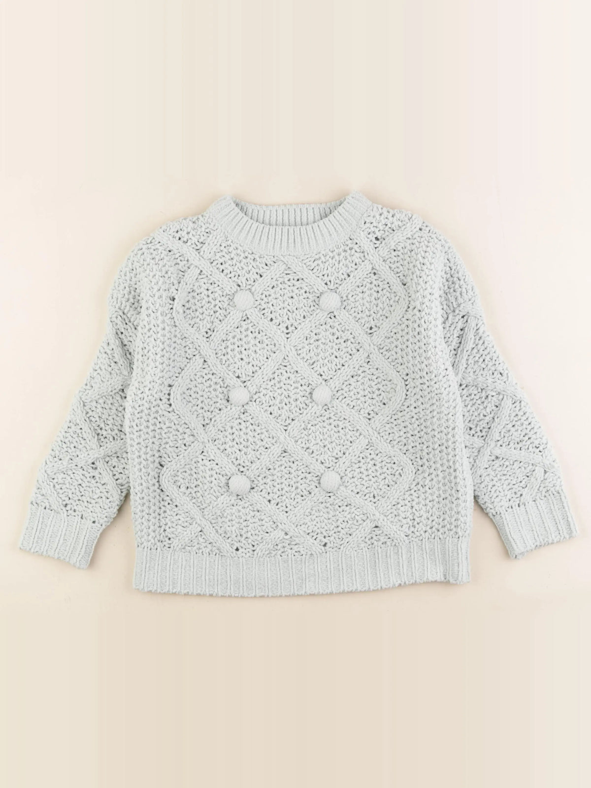 Vertbaudet - pull vert - 6 ans