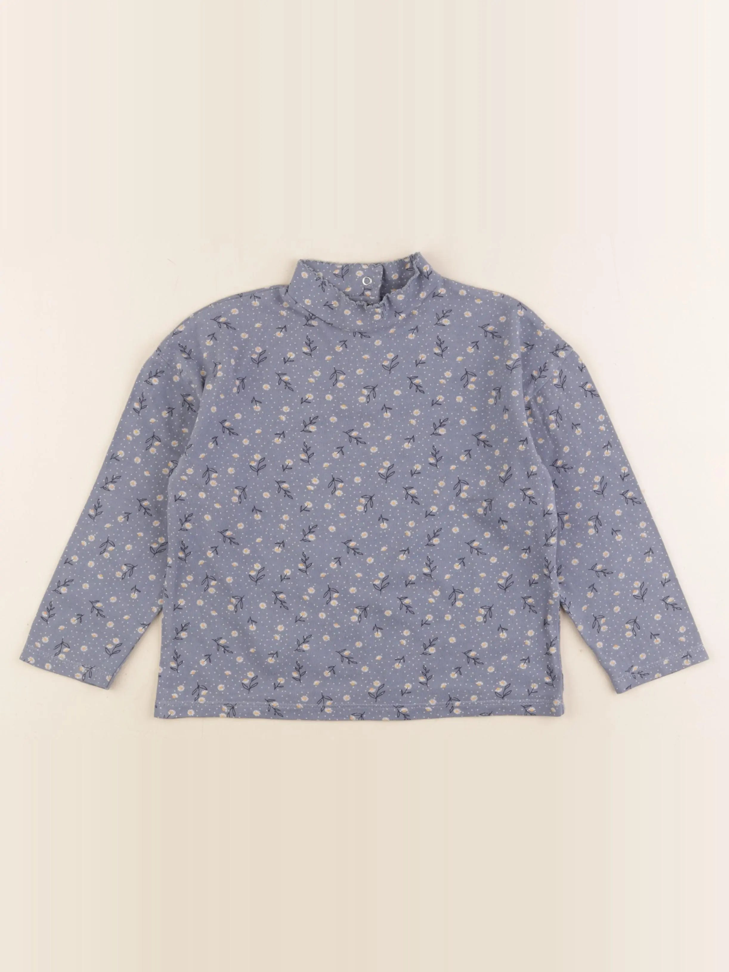 Vertbaudet - sous-pull bleu - 6 ans