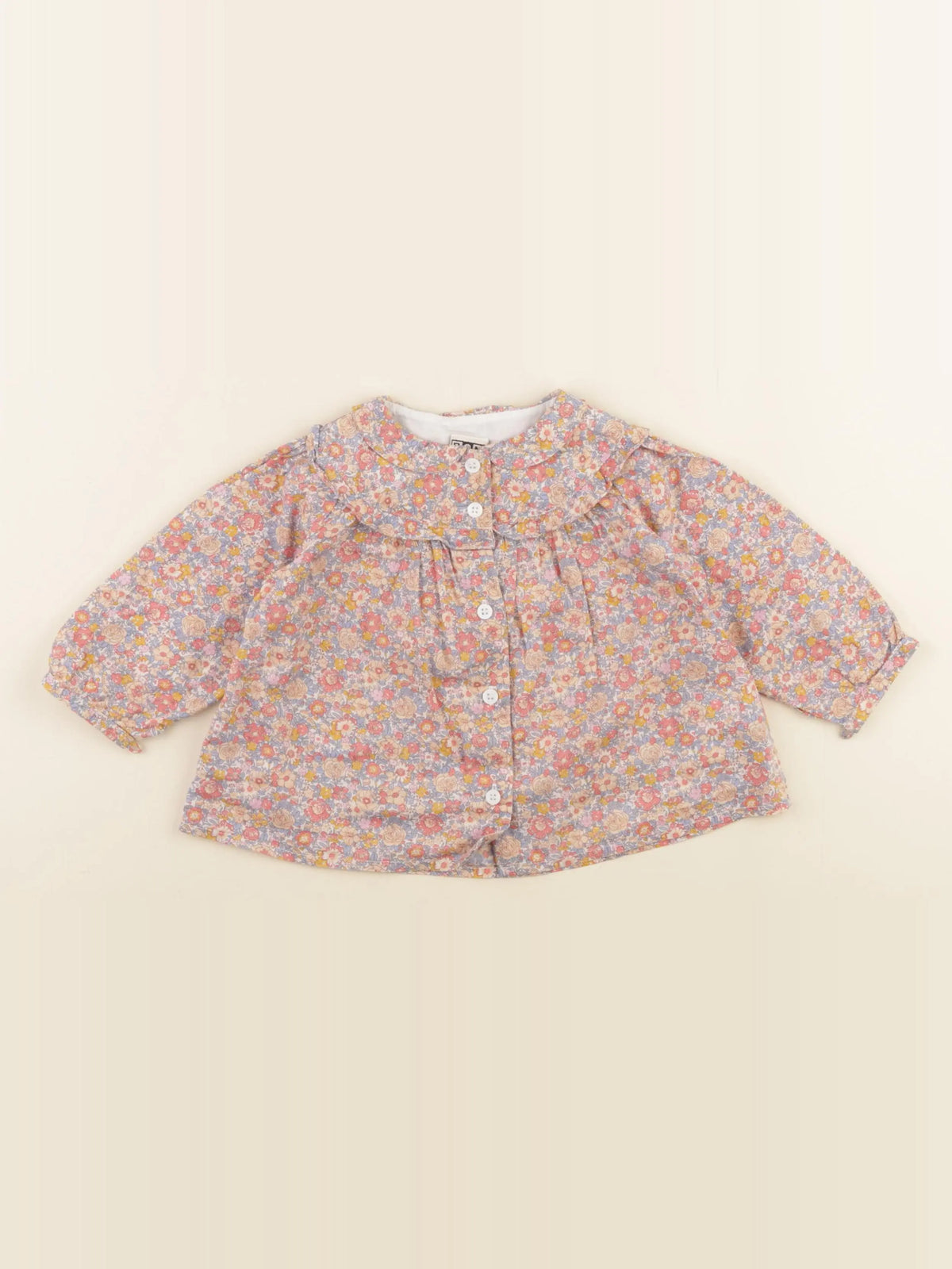 Bonton - blouse multicolore - 12 mois