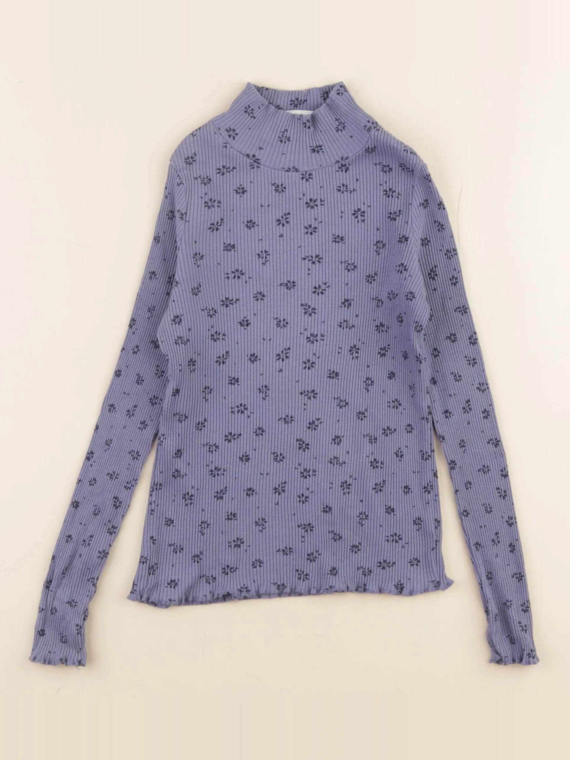 Mango - sous-pull bleu - 7/8 ans