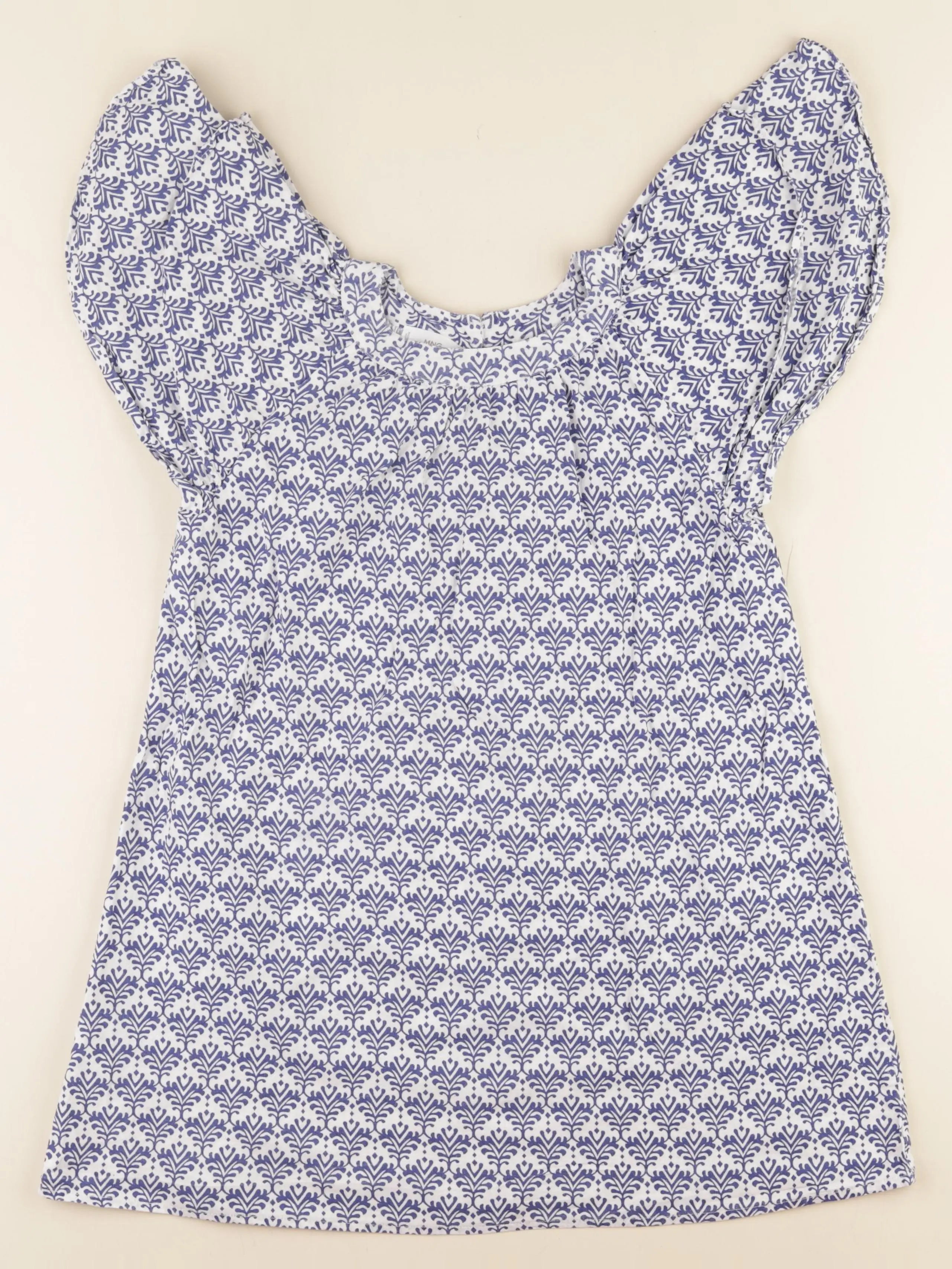 Mango - blouse blanc, bleu - 9 ans