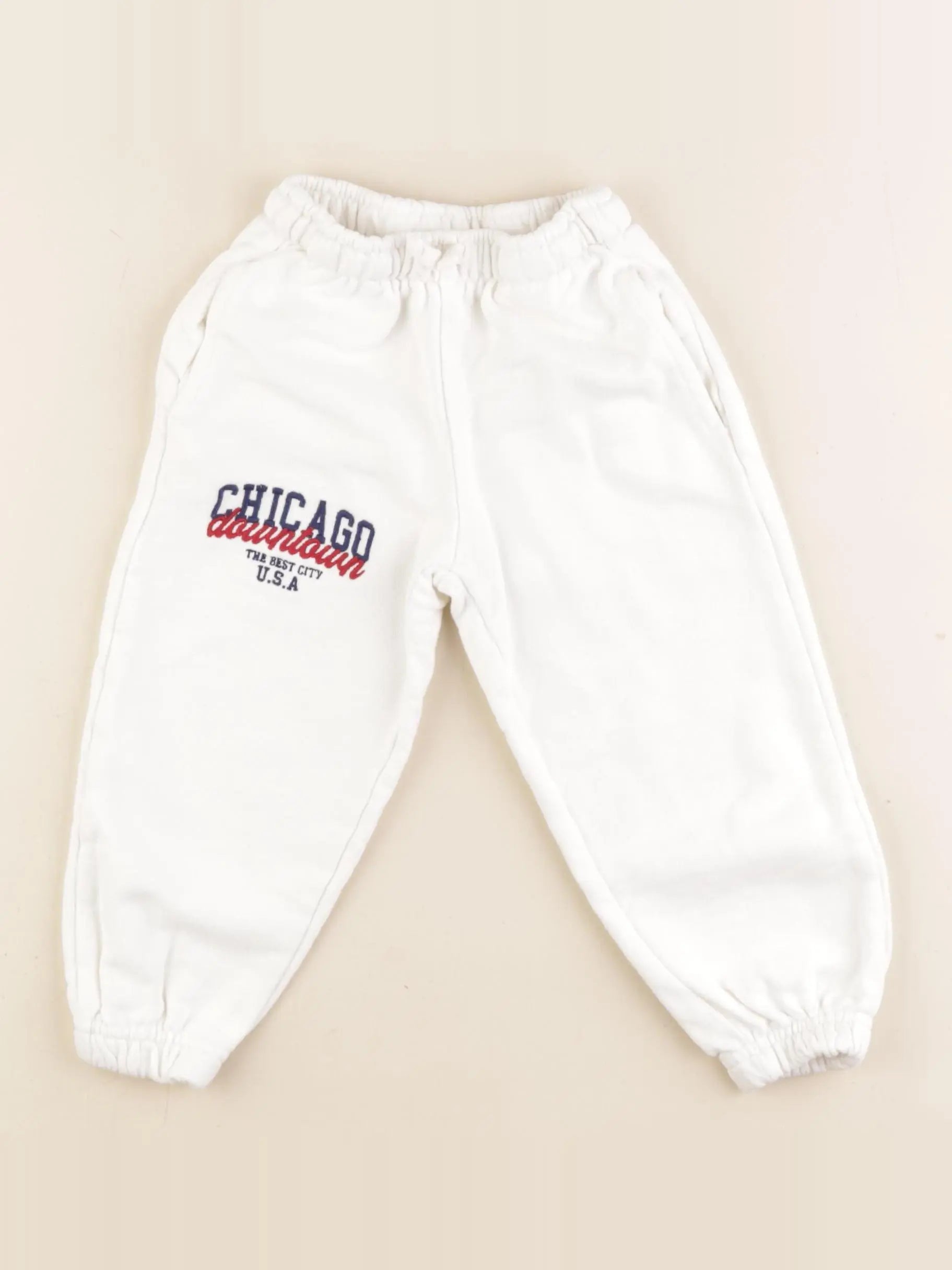 Zara - jogging blanc - 3 ans