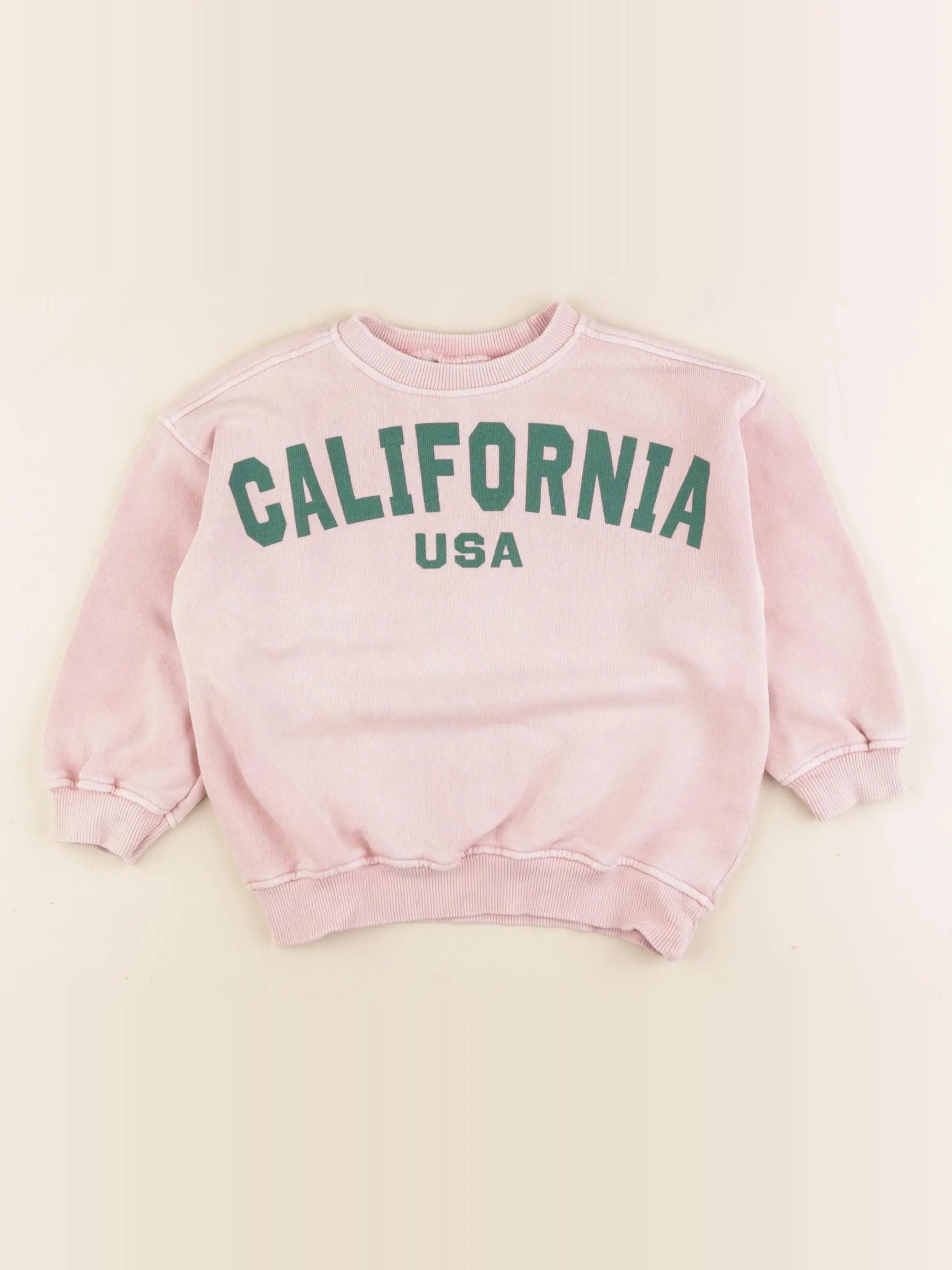 Zara - sweat rose - 18/24 mois