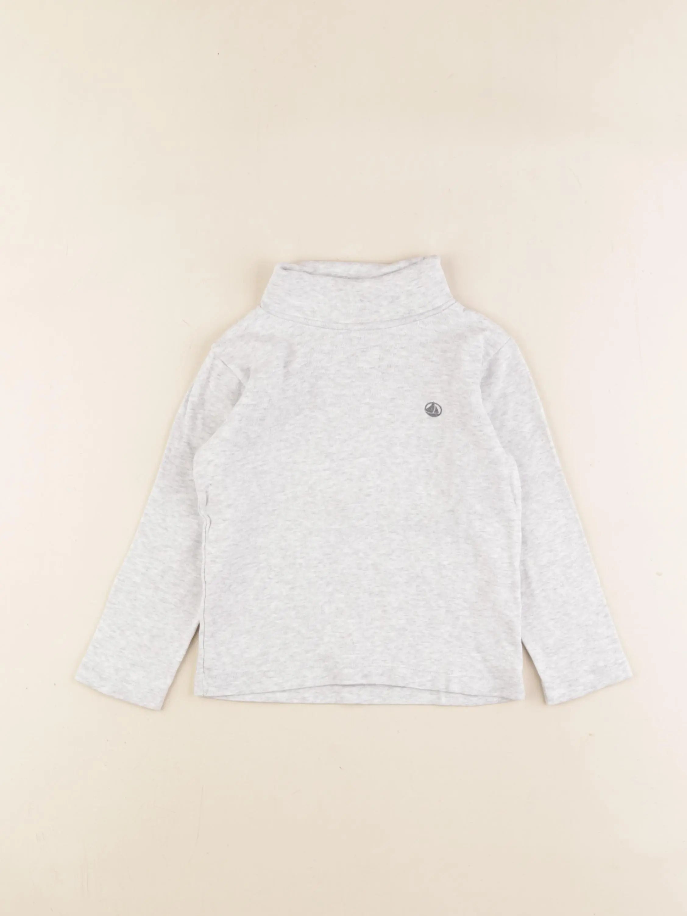 Petit Bateau - sous-pull gris - 3 ans