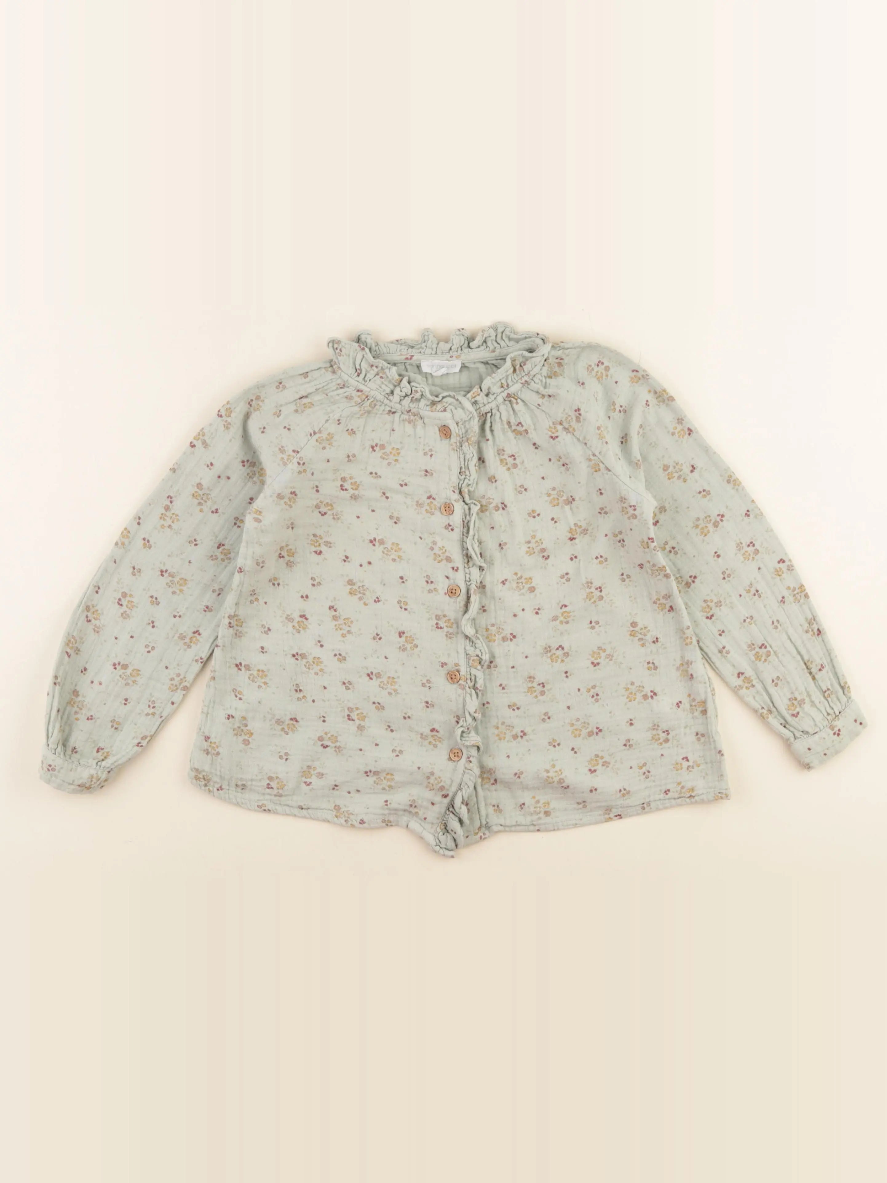 Vertbaudet - blouse vert - 6 ans
