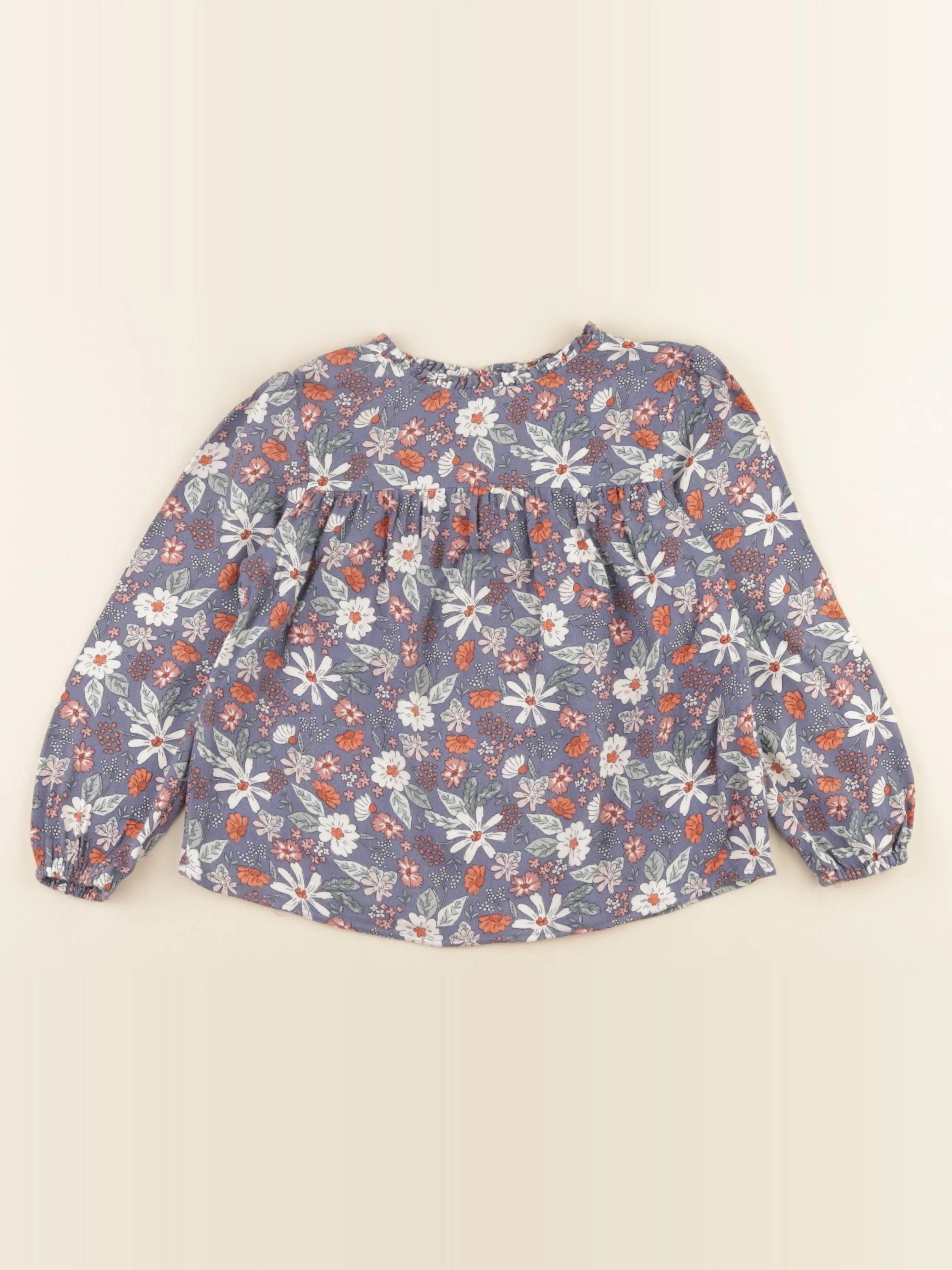 Vertbaudet - blouse bleu - 5 ans