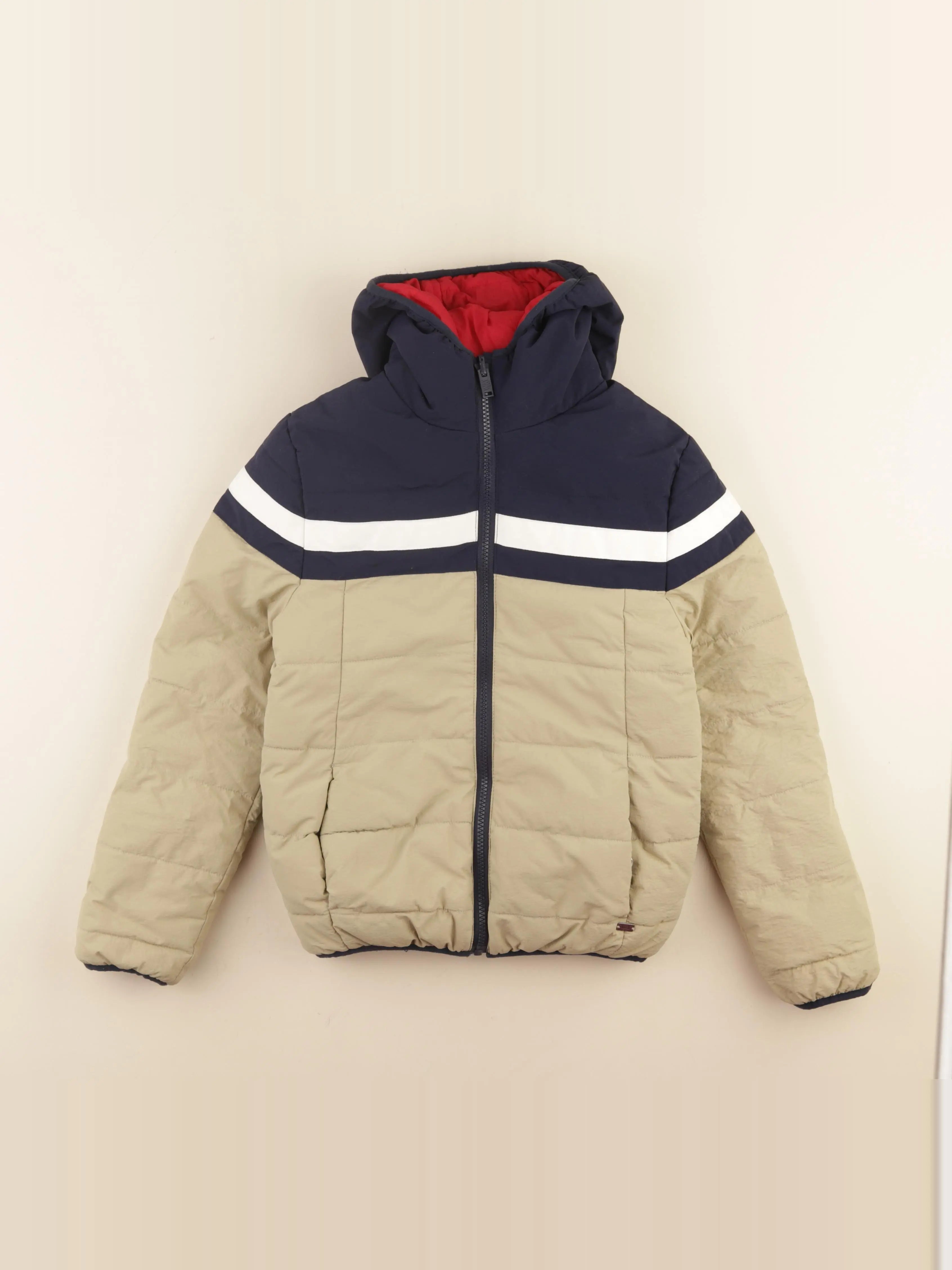 IKKS - doudoune réversible beige - 10 ans