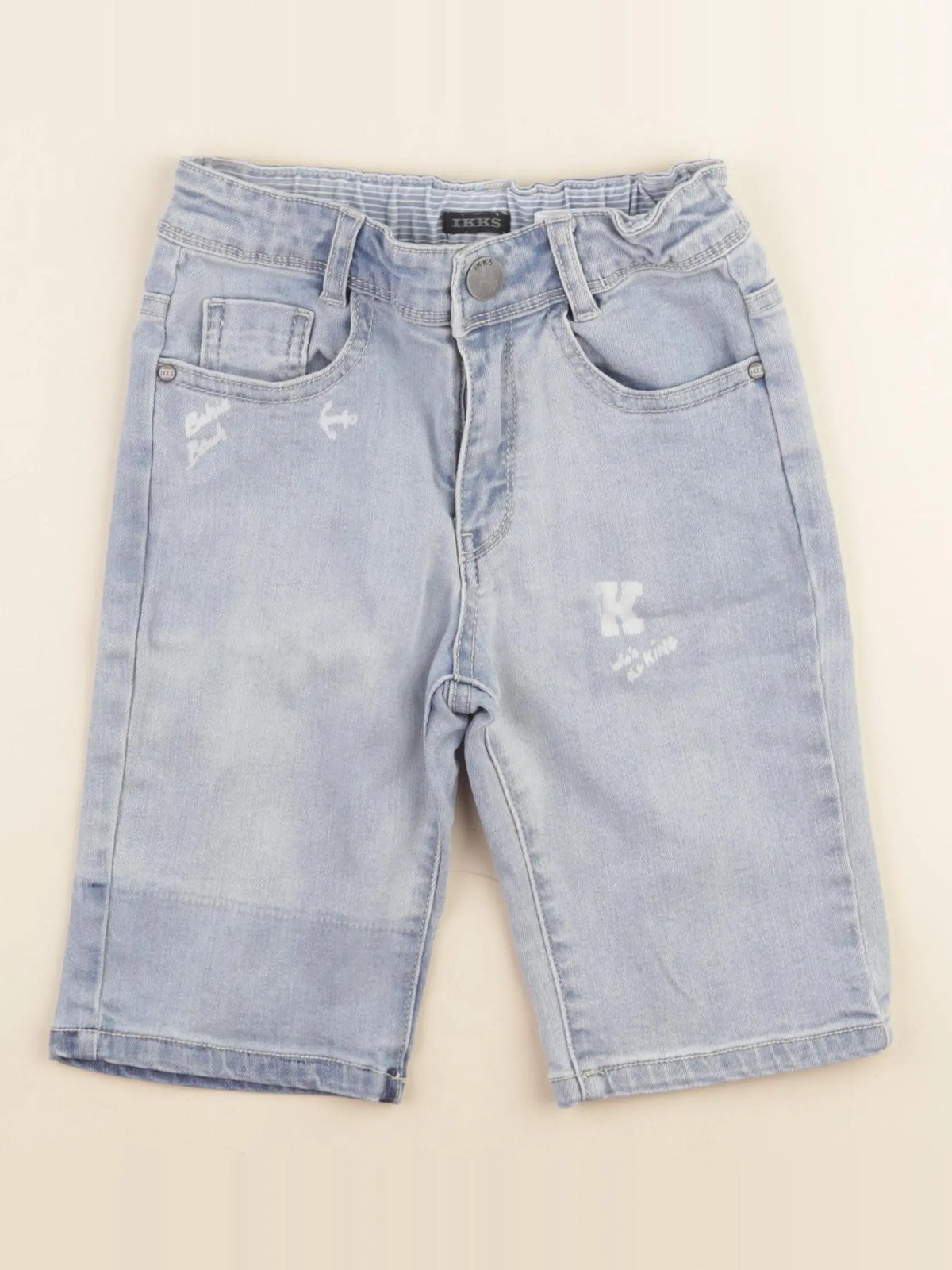 IKKS - short bleu - 8 ans