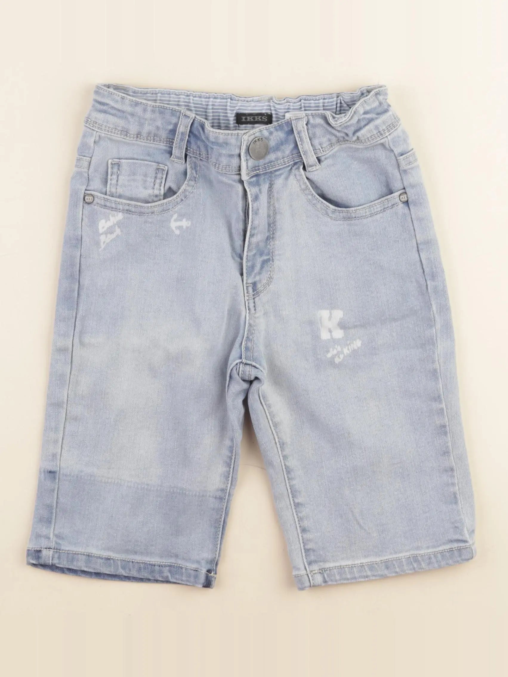 IKKS - short bleu - 8 ans