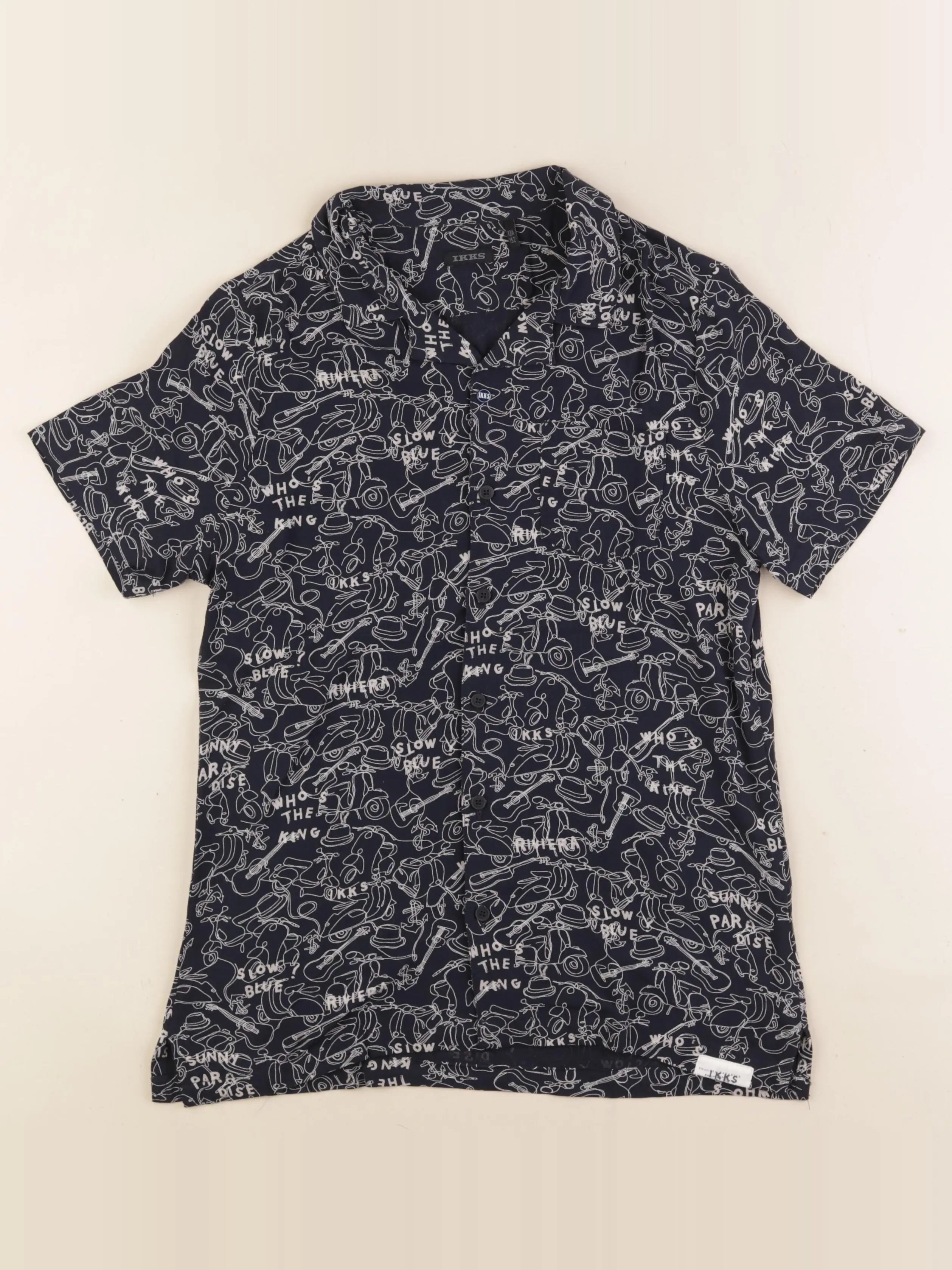 IKKS - chemise bleu - 12 ans