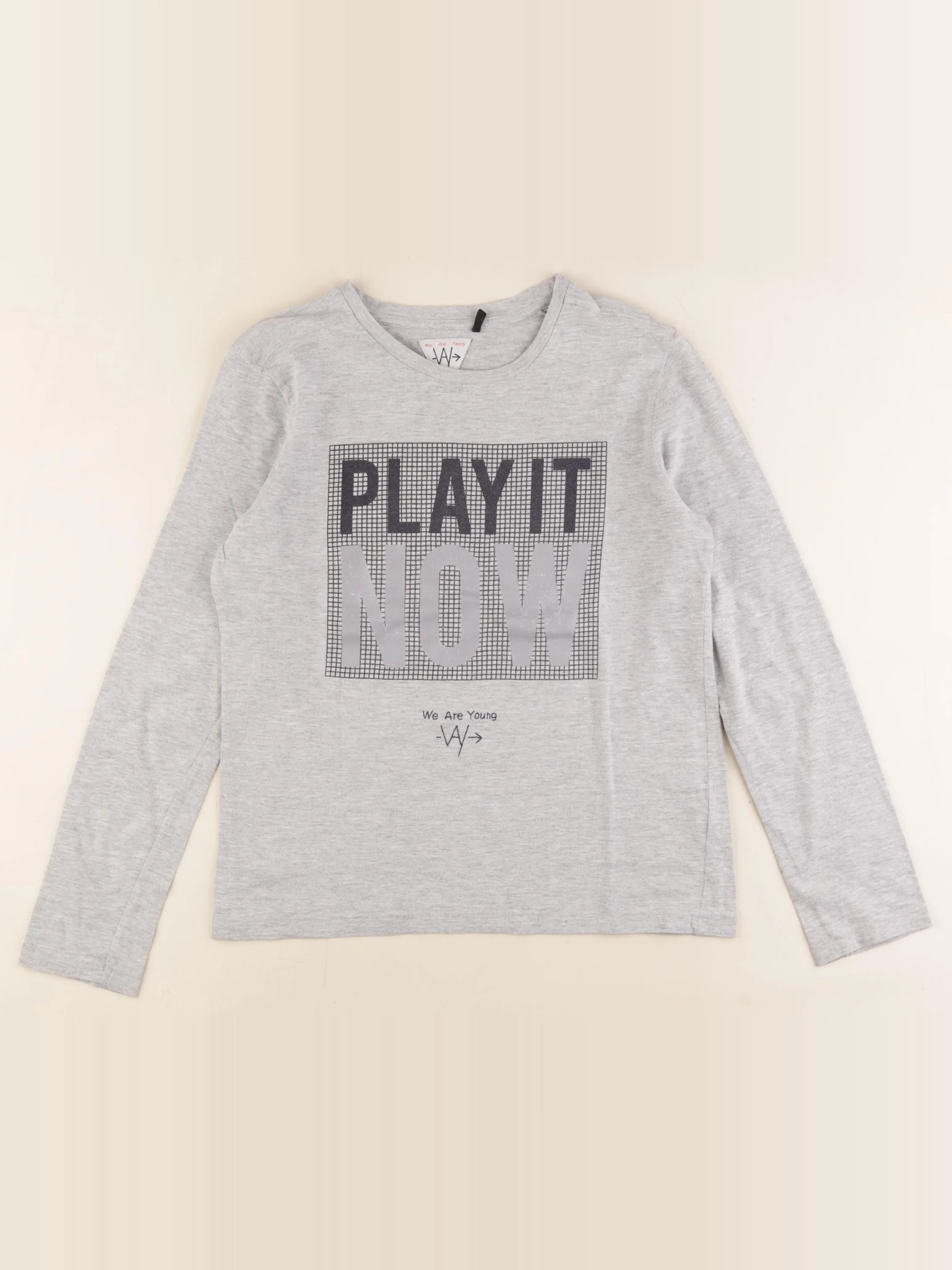 IKKS - tee-shirt gris - 12 ans