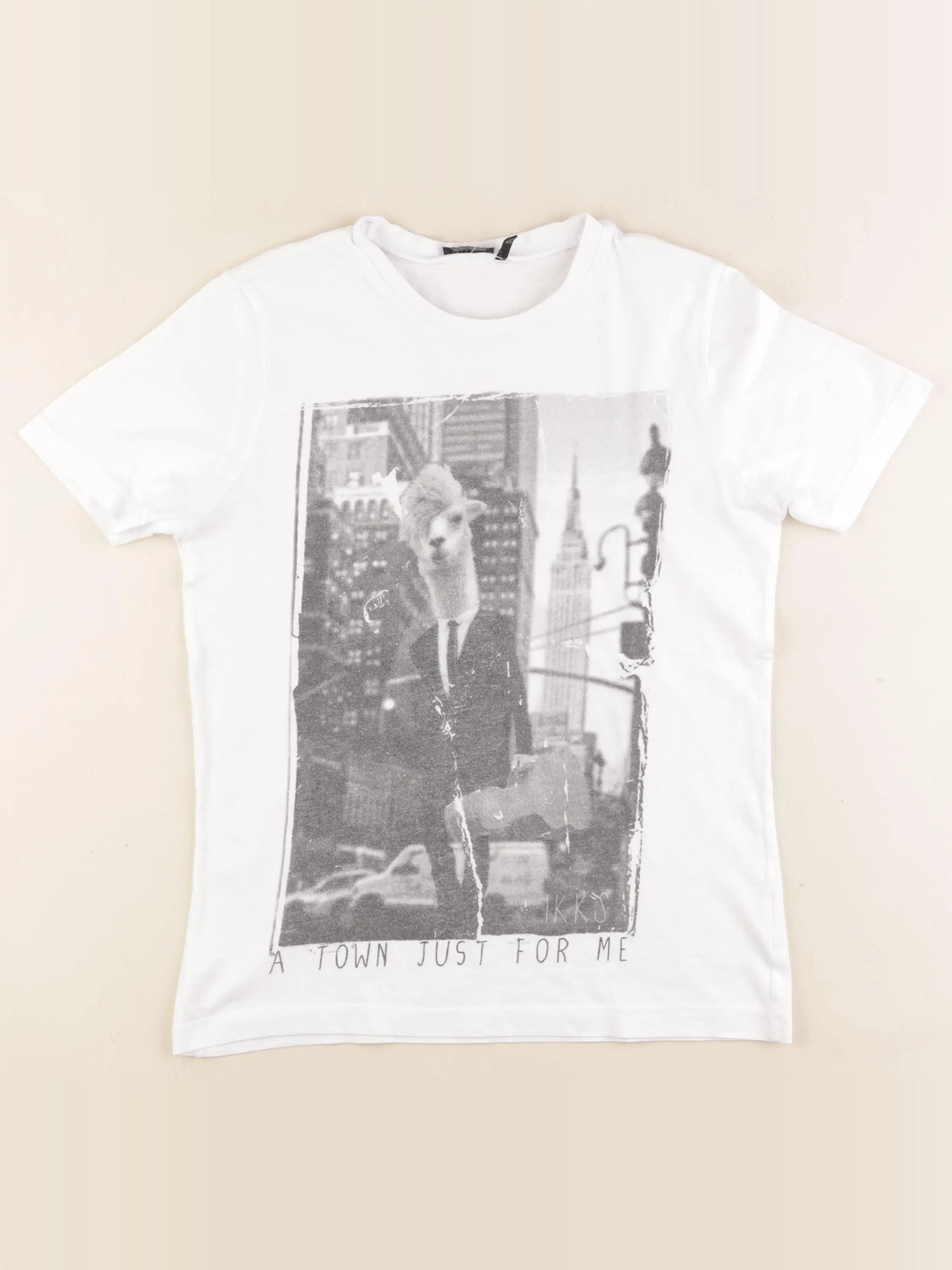 IKKS - tee-shirt blanc - 12 ans