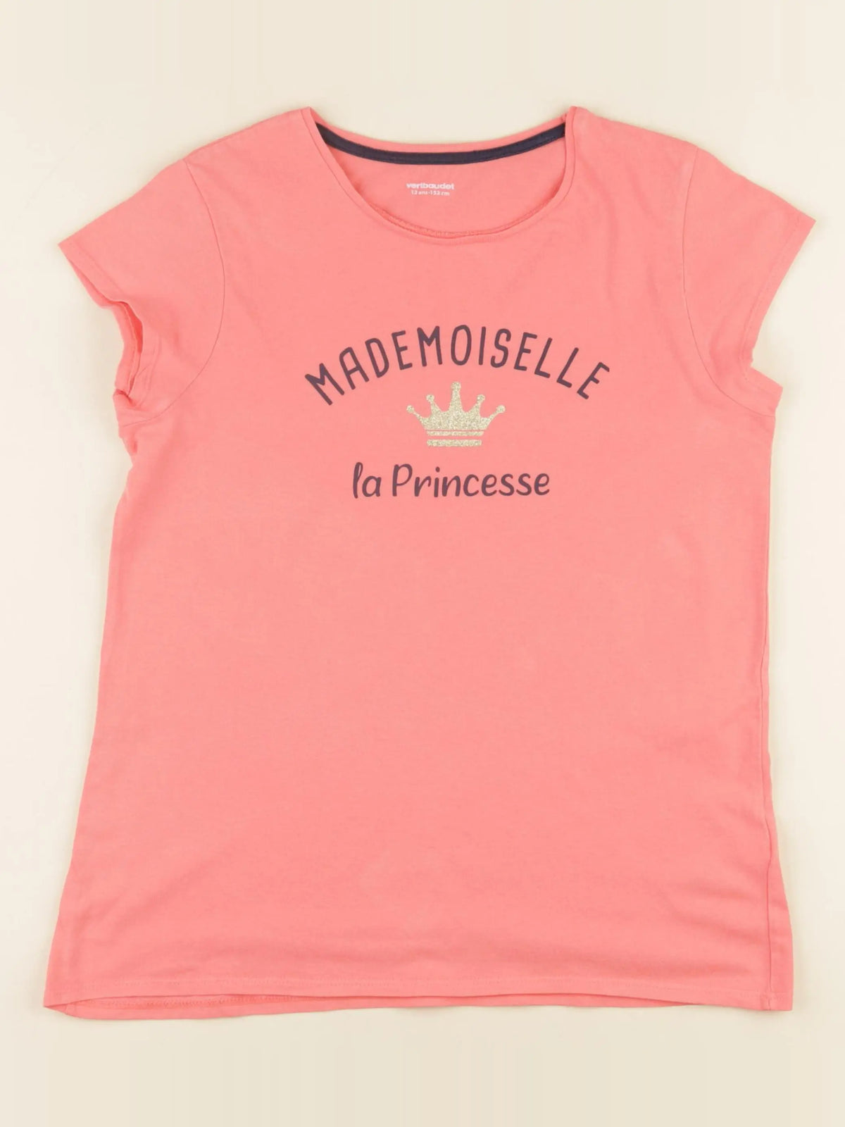 Vertbaudet - tee-shirt rose - 12 ans