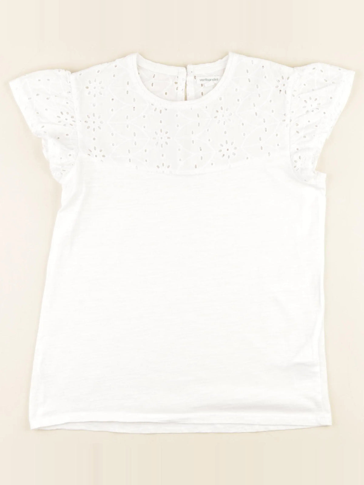 Vertbaudet - tee-shirt blanc - 12 ans