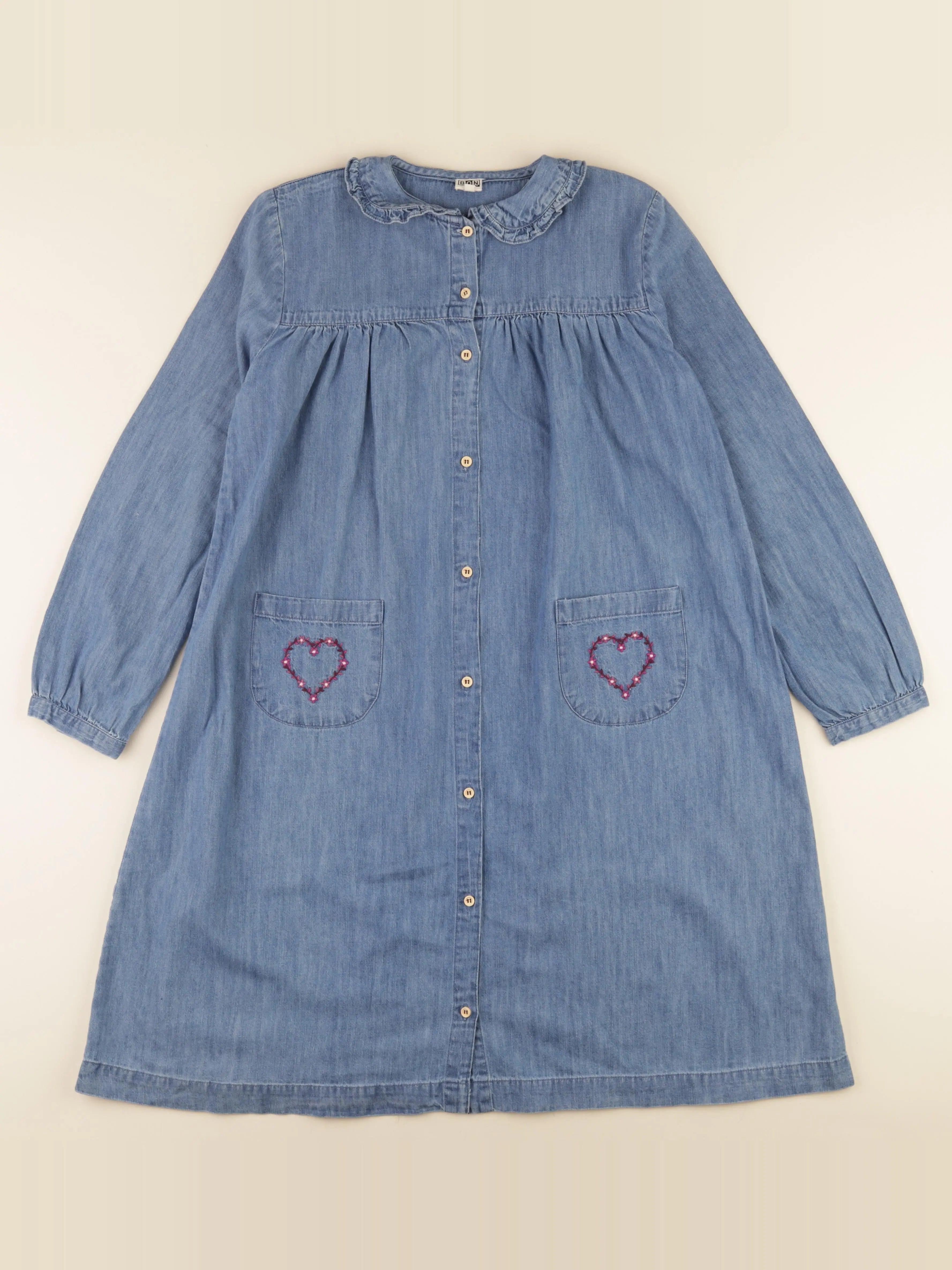 Bonton - robe bleu - 12 ans
