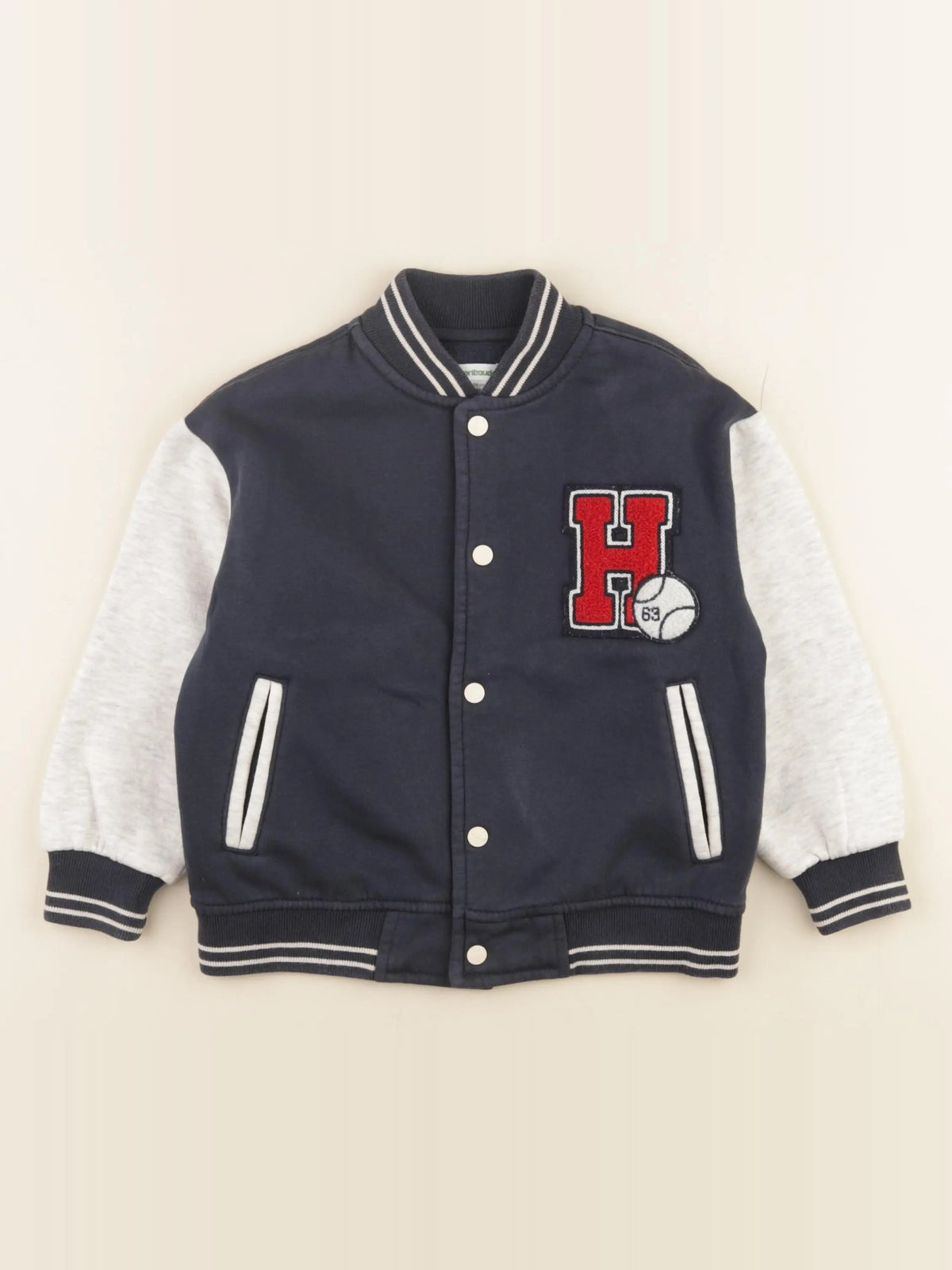 Vertbaudet - sweat bleu - 4 ans